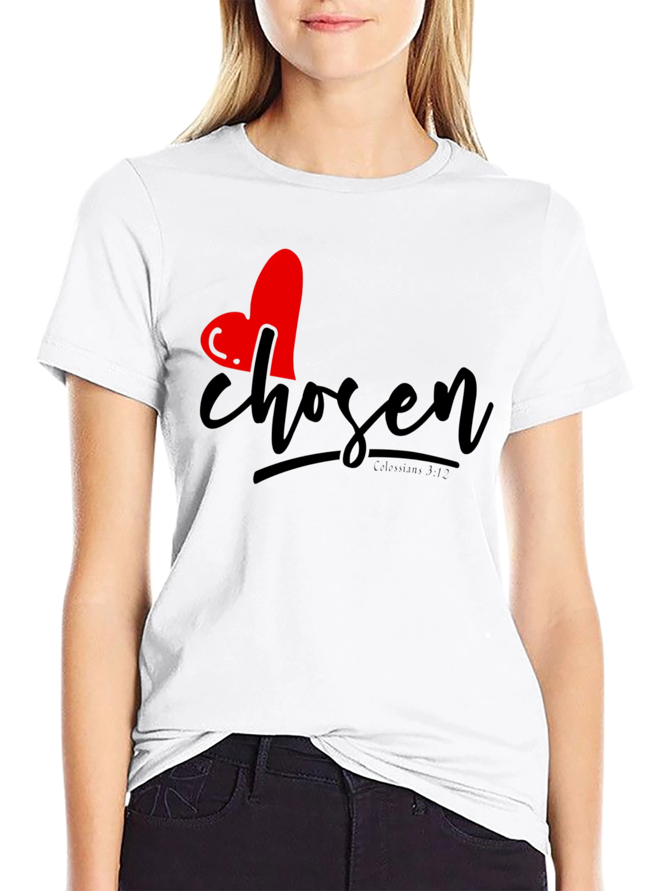 Chosen Heart Graphic Tee - Christian Inspired T-Shirt