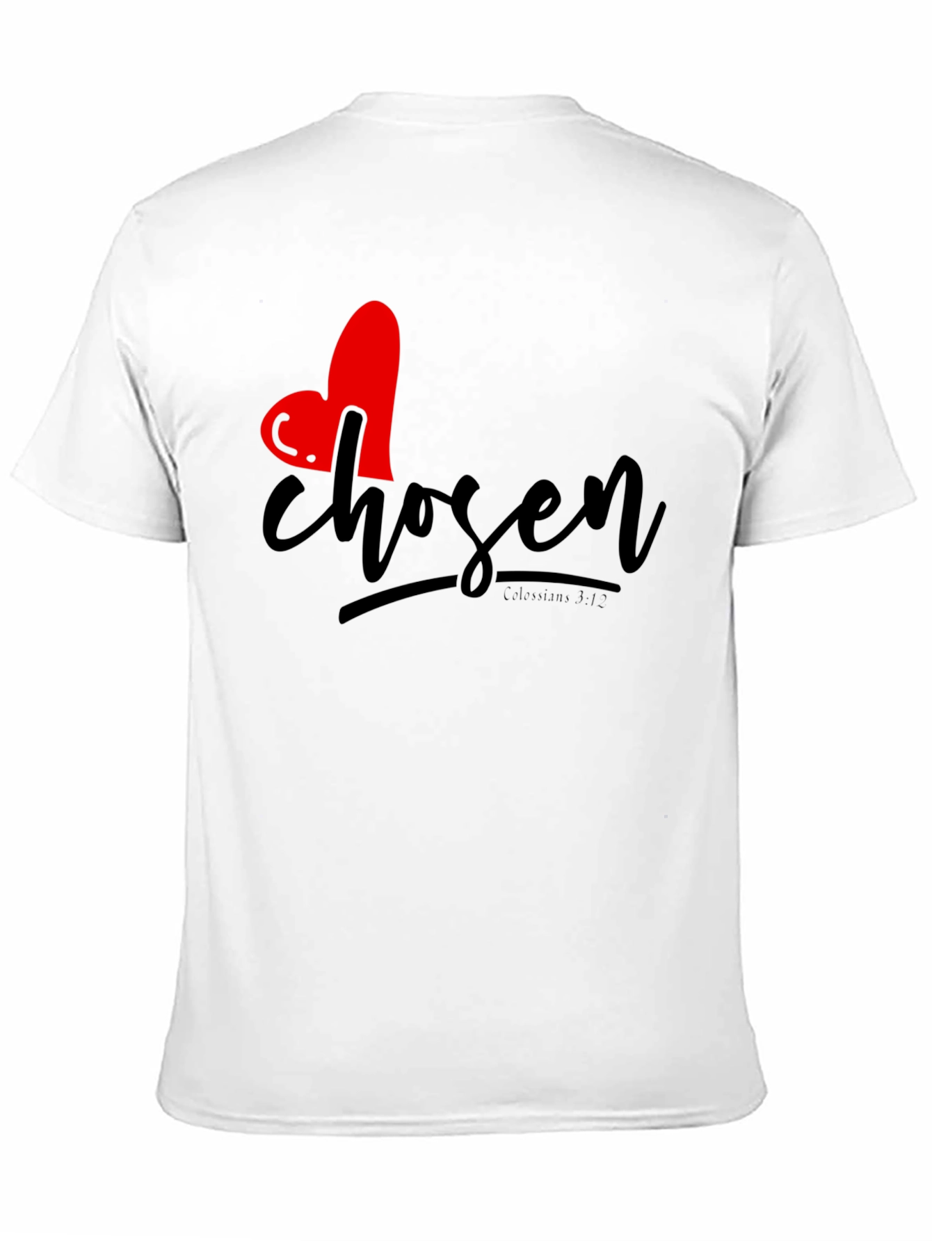 Chosen Heart Graphic Tee - Christian Inspired T-Shirt