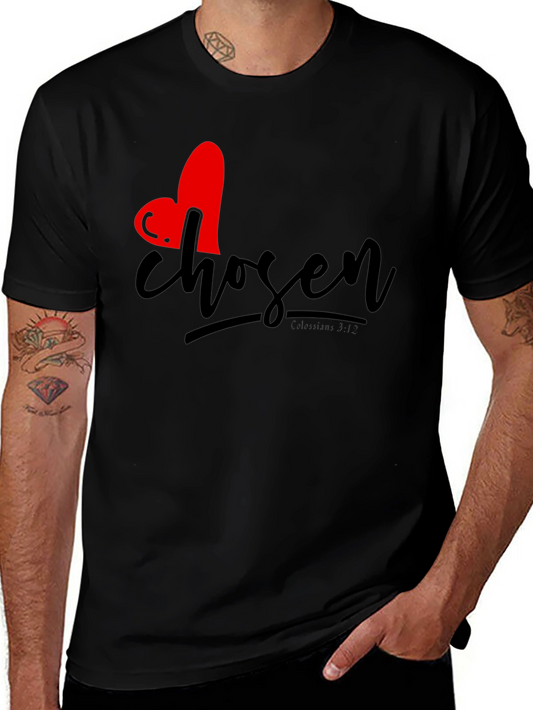 Chosen Heart Graphic Tee - Christian Inspired T-Shirt