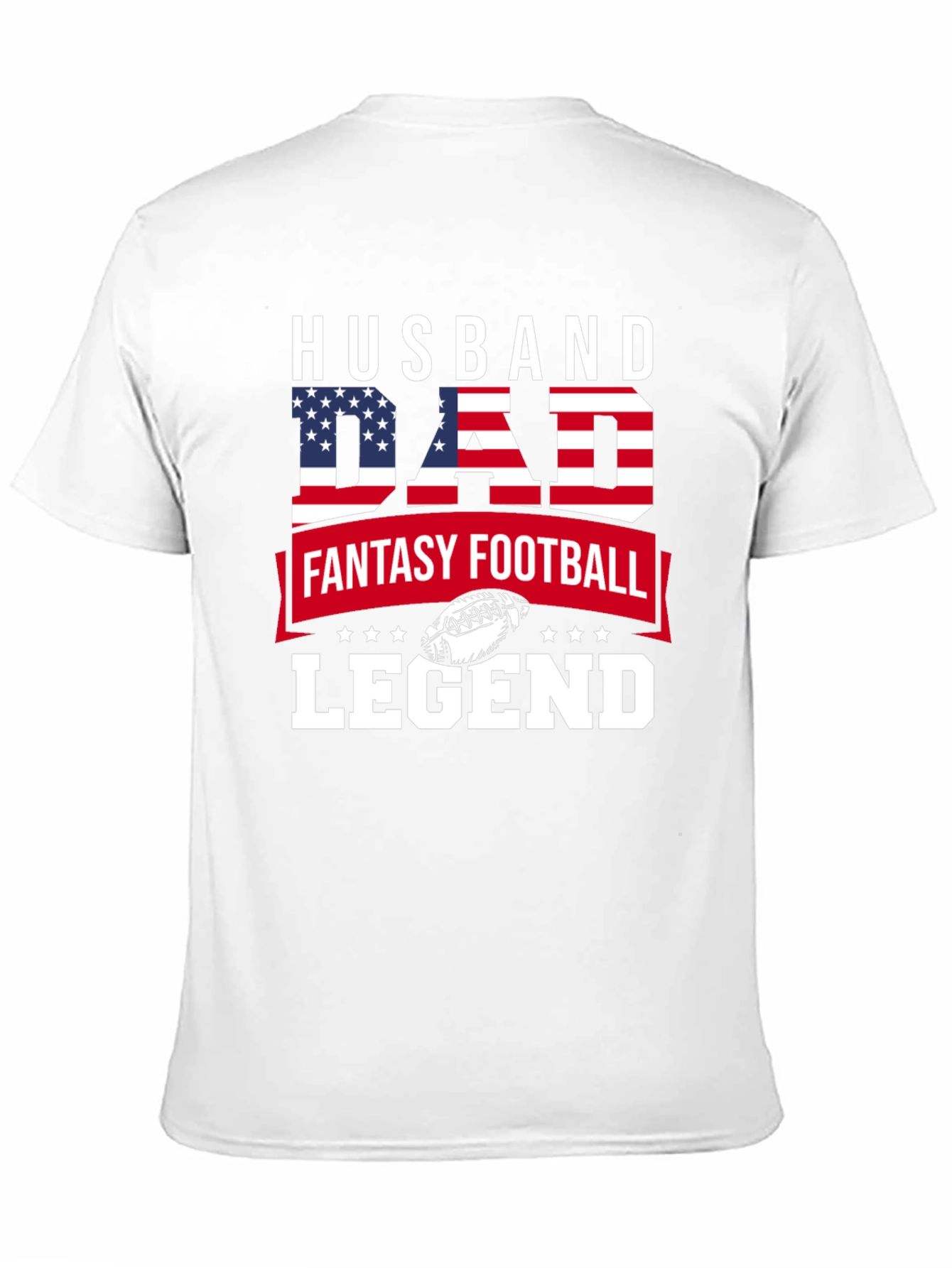 Husband Dad Fantasy Football Legend T-Shirt