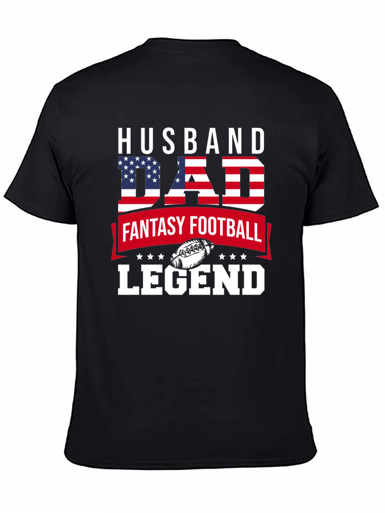 Husband Dad Fantasy Football Legend T-Shirt