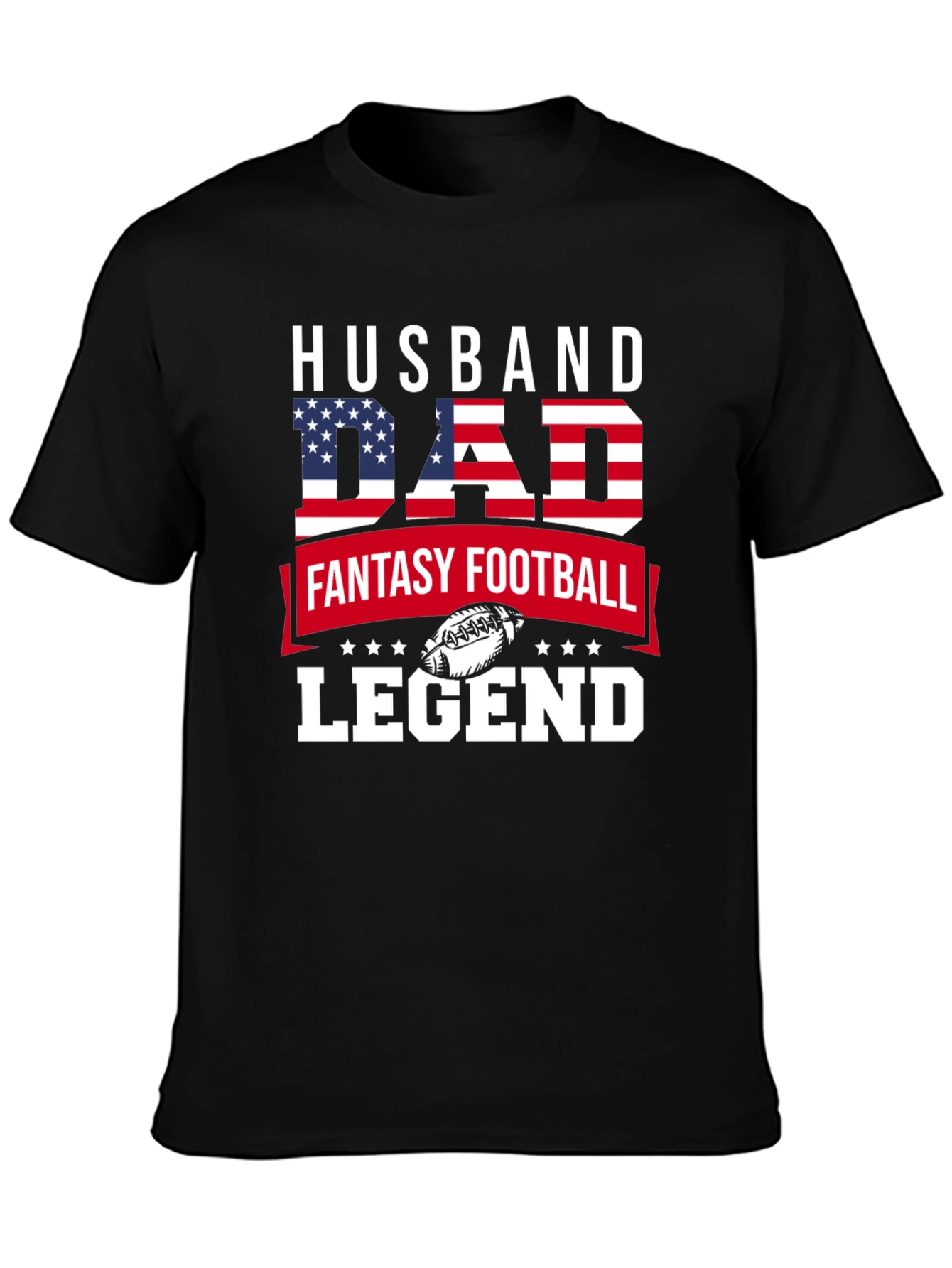 Husband Dad Fantasy Football Legend T-Shirt