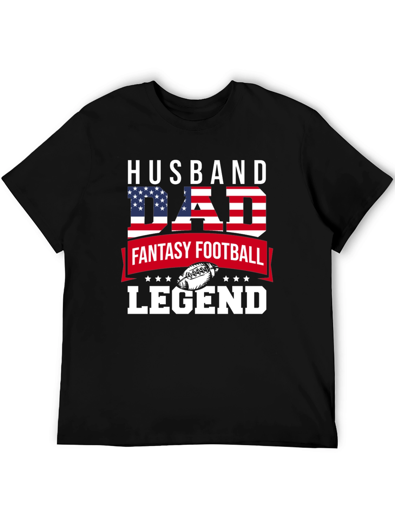 Husband Dad Fantasy Football Legend T-Shirt