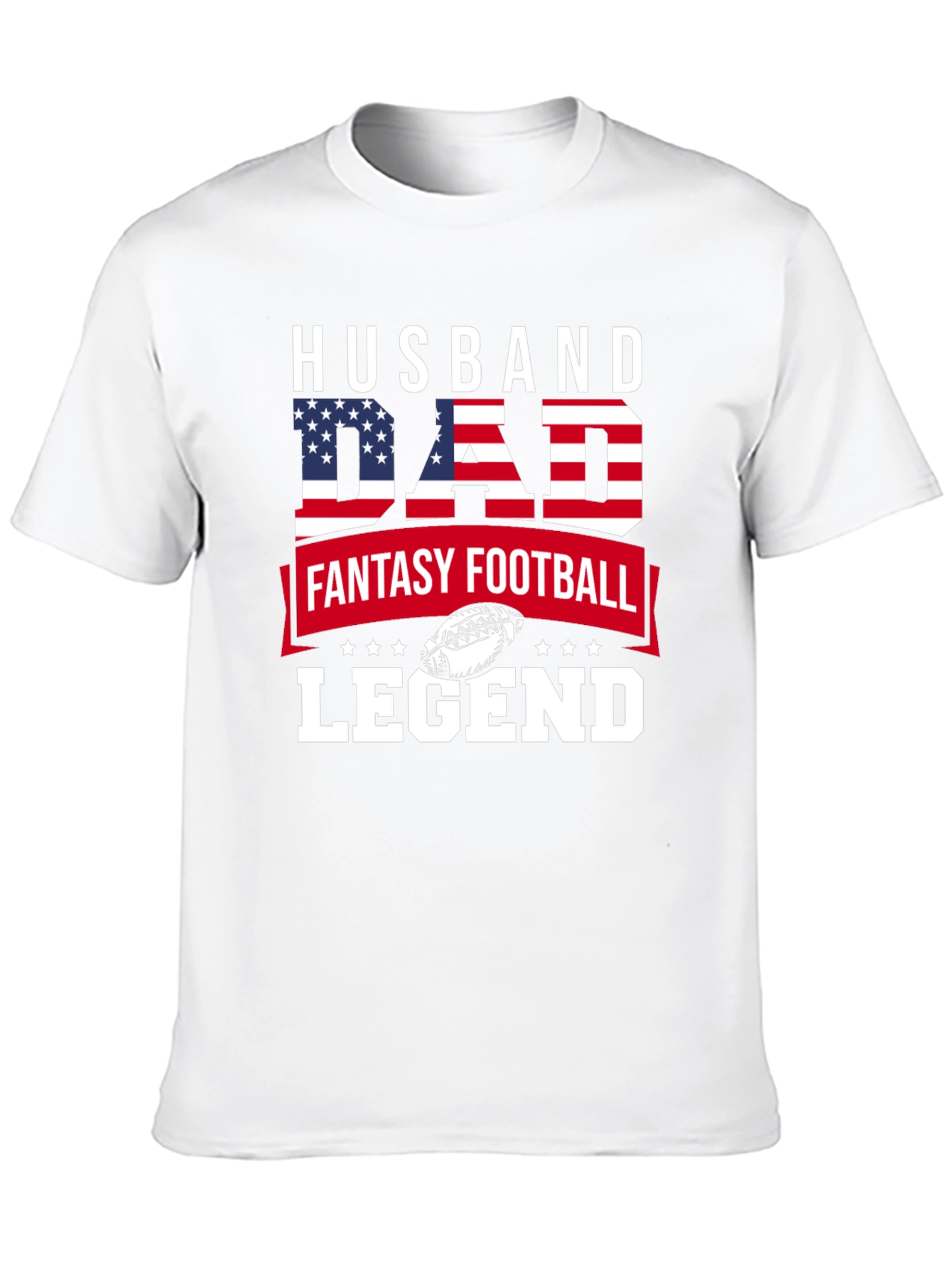 Husband Dad Fantasy Football Legend T-Shirt