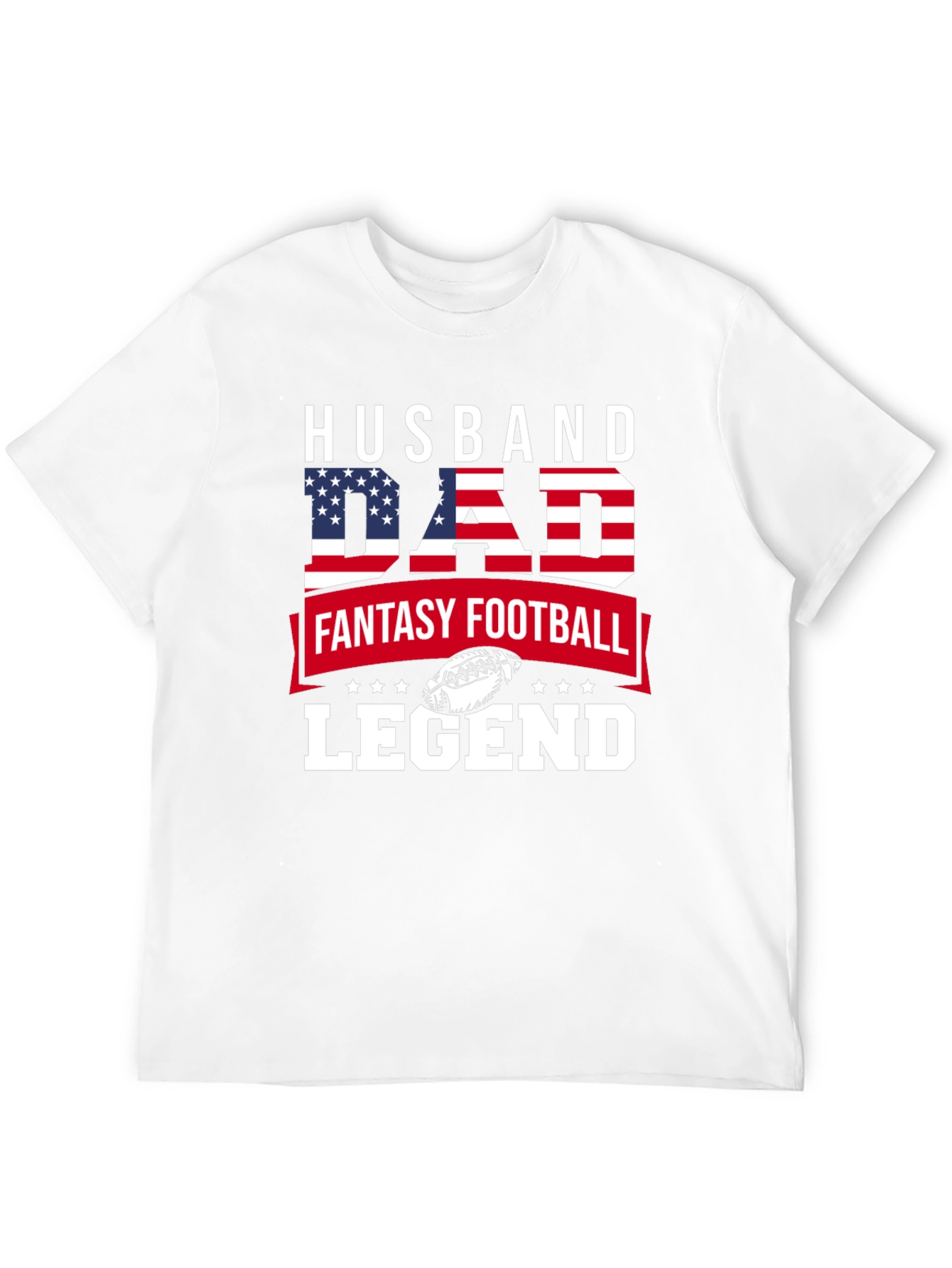 Husband Dad Fantasy Football Legend T-Shirt