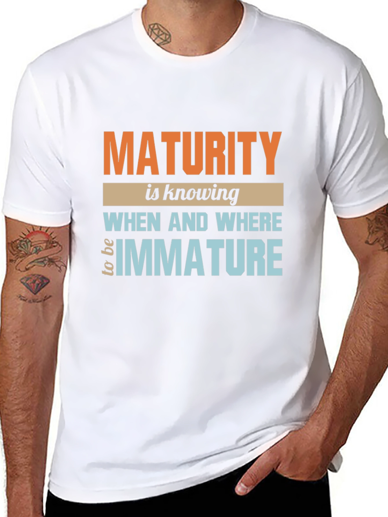 Maturity T-Shirt: Know When to be Immature