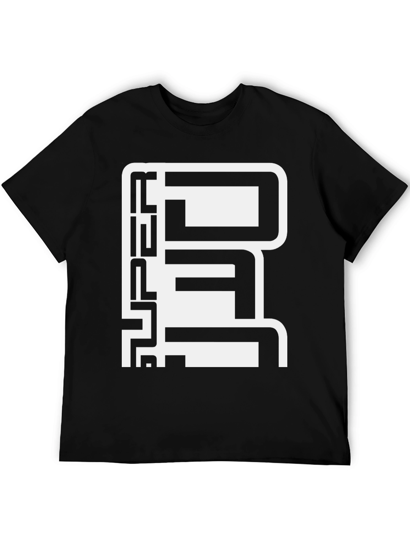 Urban Graphic Tee - Bold Abstract Design