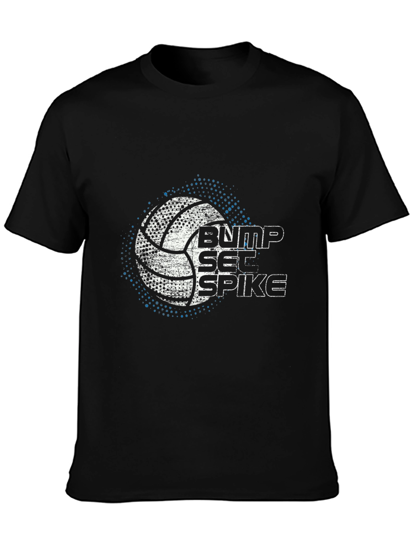 Volleyball Bump Set Spike Graphic Tee