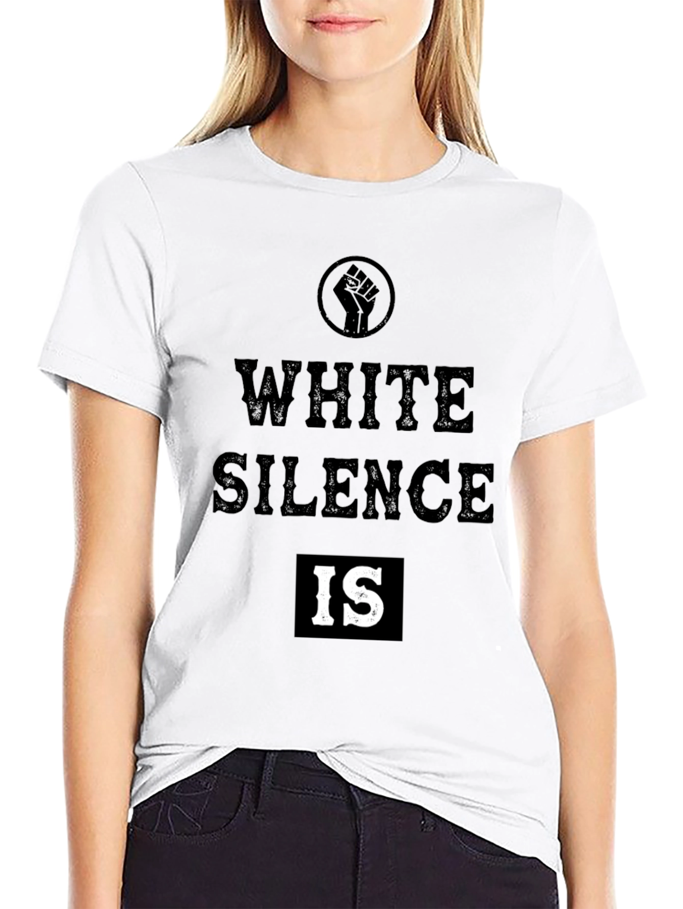White Silence Is T-Shirt - BLM Activism Tee