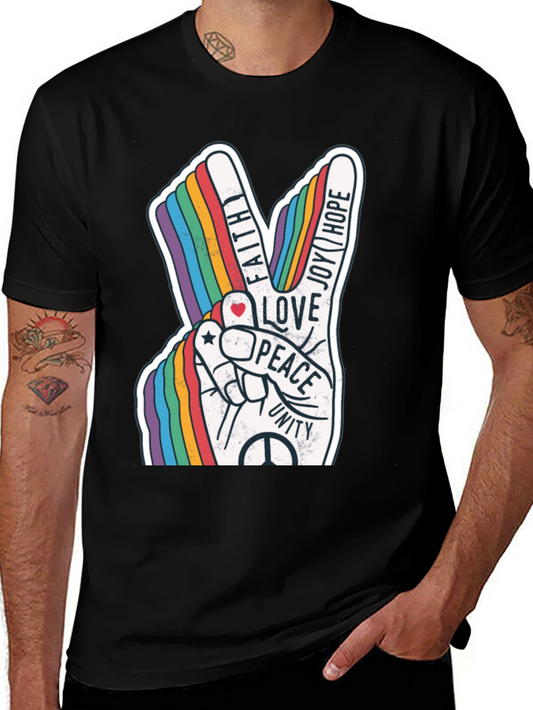 Peace Love Unity Rainbow T-Shirt