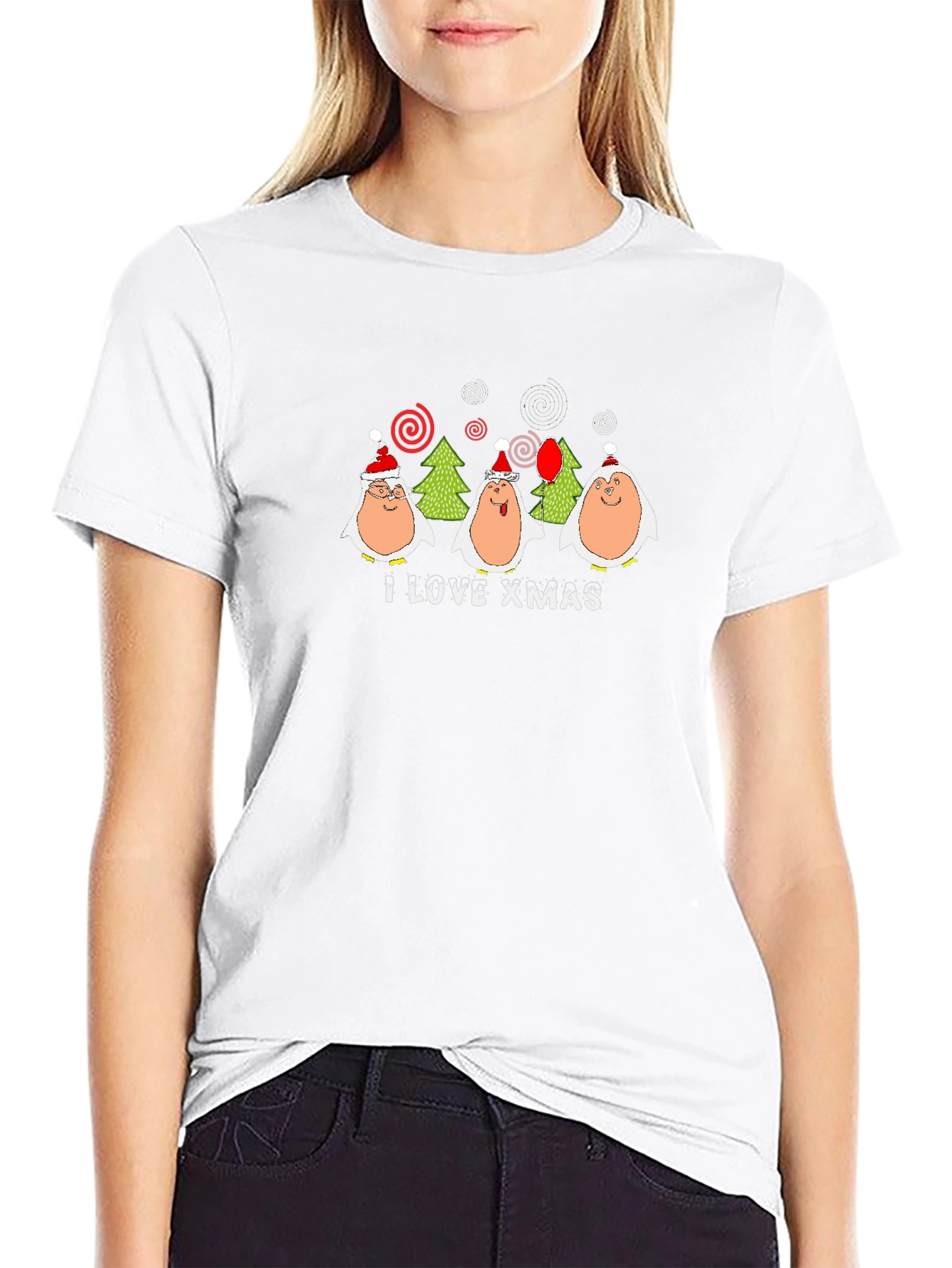 I Love Xmas Festive Egg T-Shirt