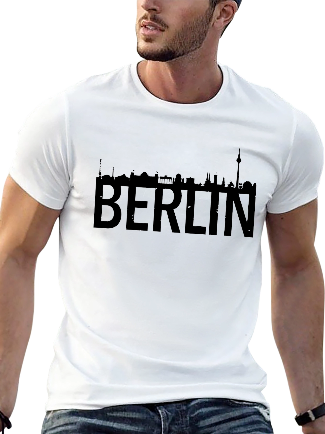 Berlin Skyline T-Shirt - Cityscape Graphic Tee