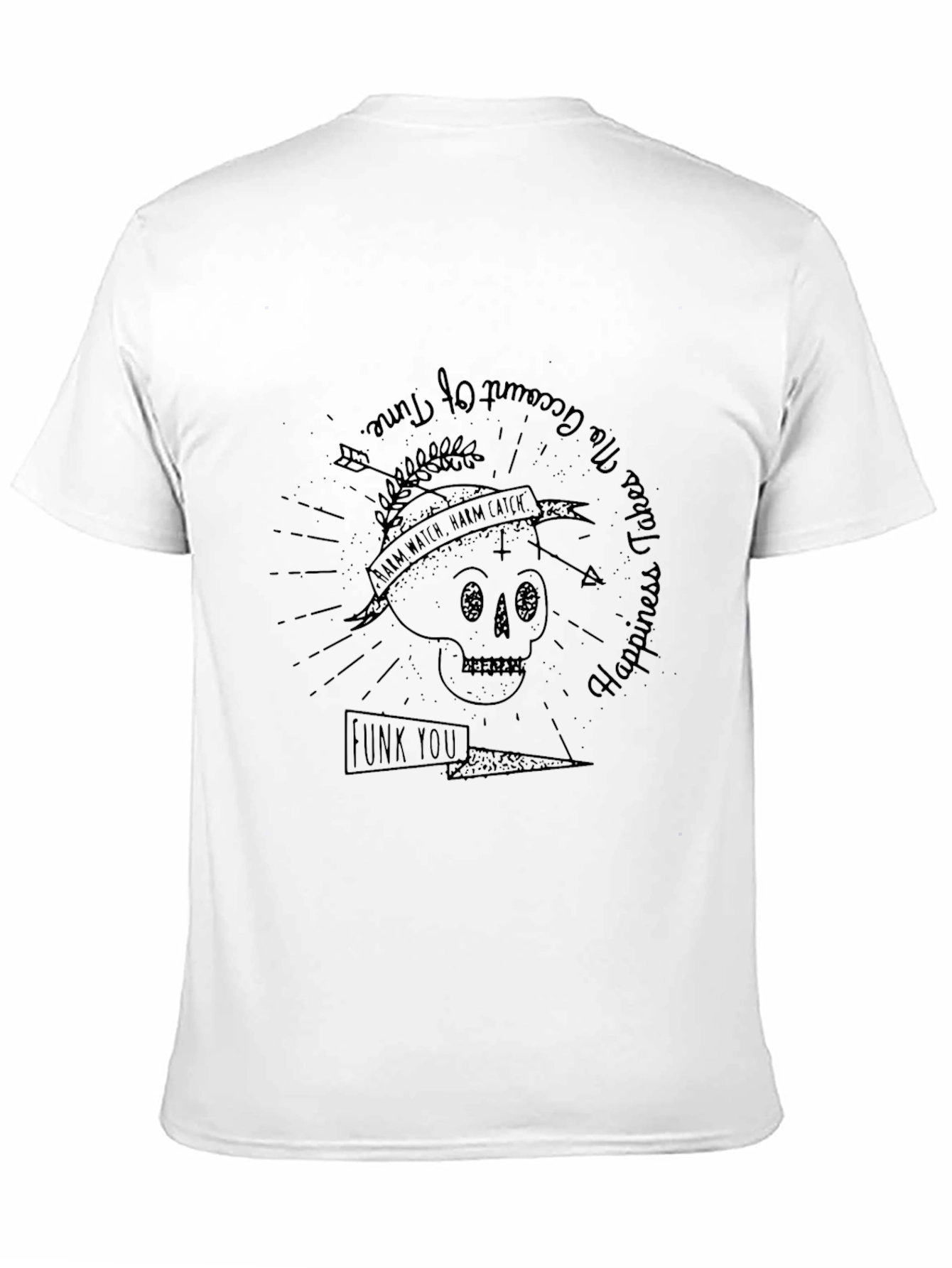 Graphic Print Skull T-Shirt