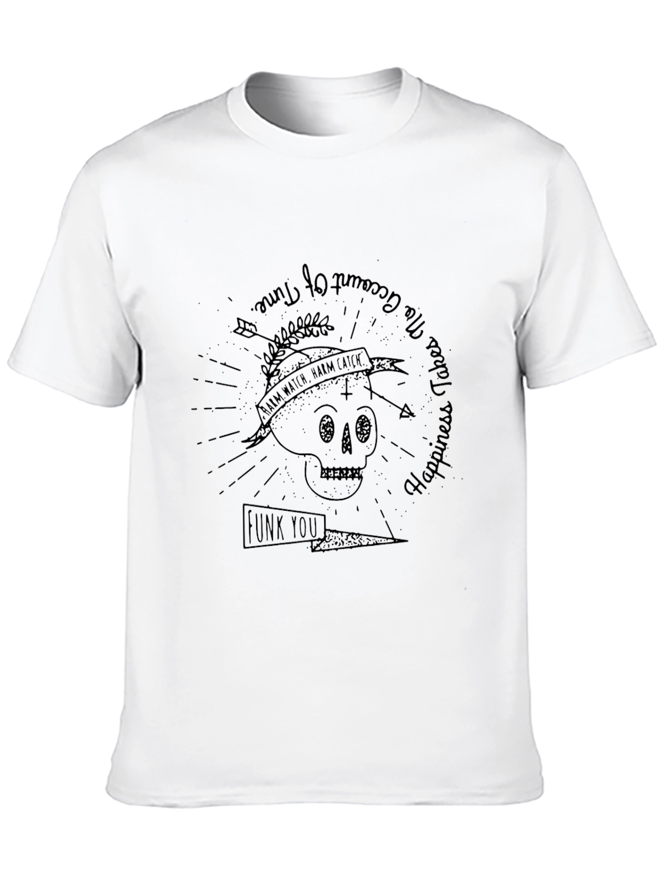 Graphic Print Skull T-Shirt