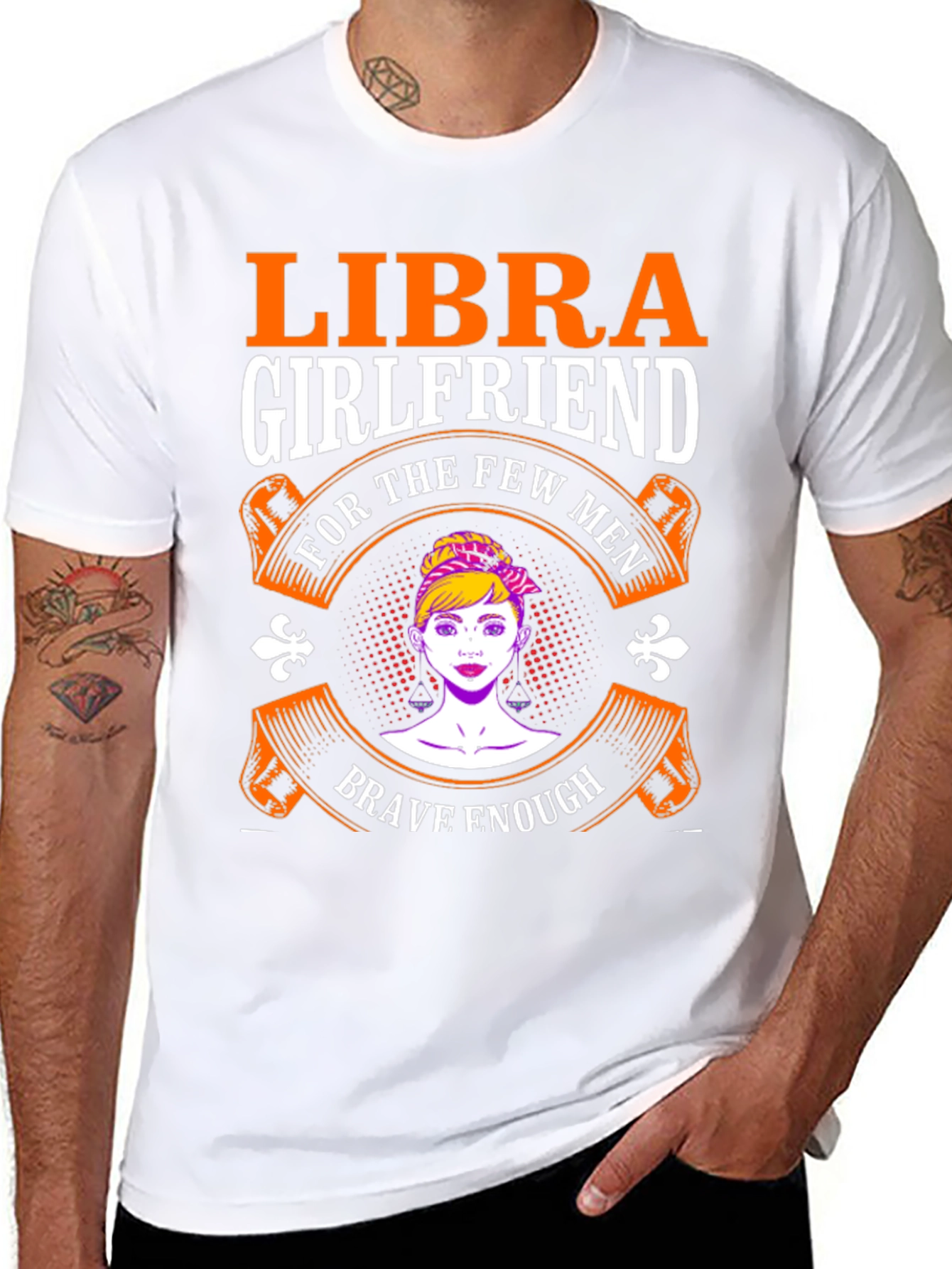 Libra Girlfriend T-Shirt - Brave Enough Graphic Tee