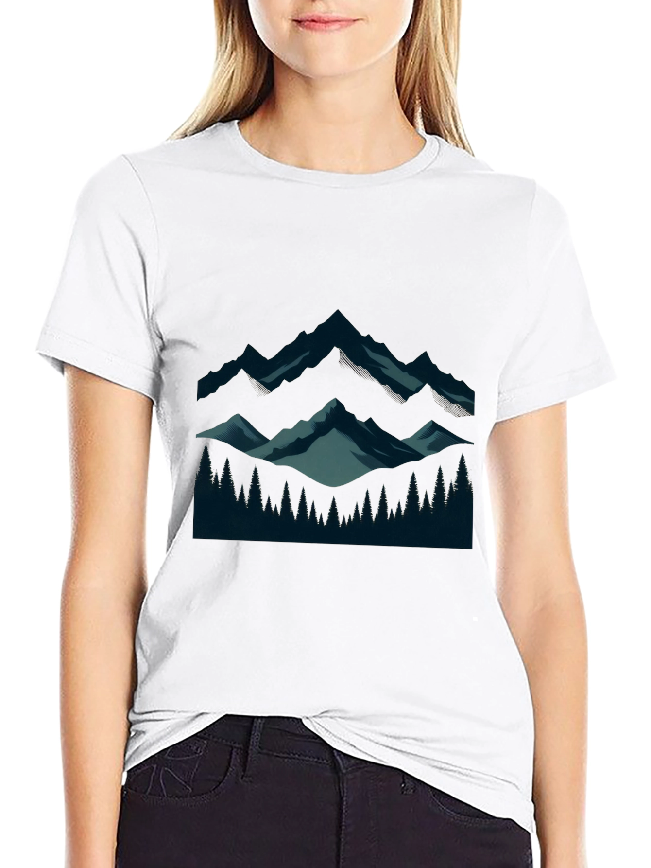 Mountain Vista Graphic Tee - Soft Cotton Comfort