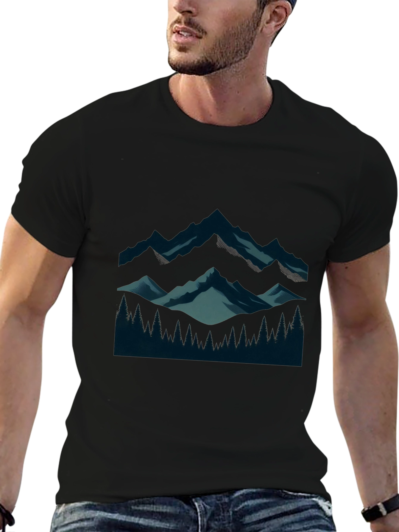 Mountain Vista Graphic Tee - Soft Cotton Comfort
