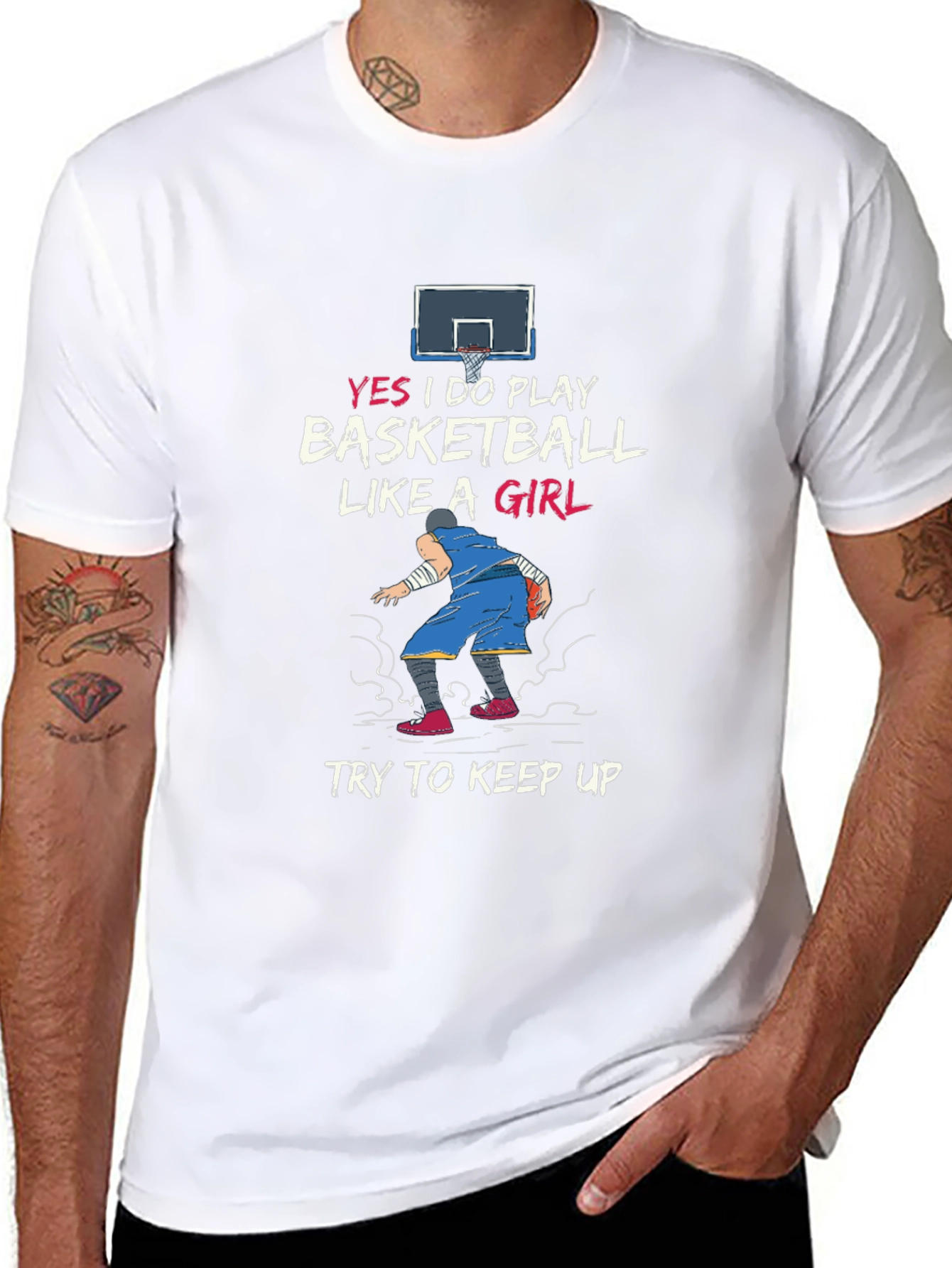 Basketball Girl T-Shirt - Funny Sport Tee