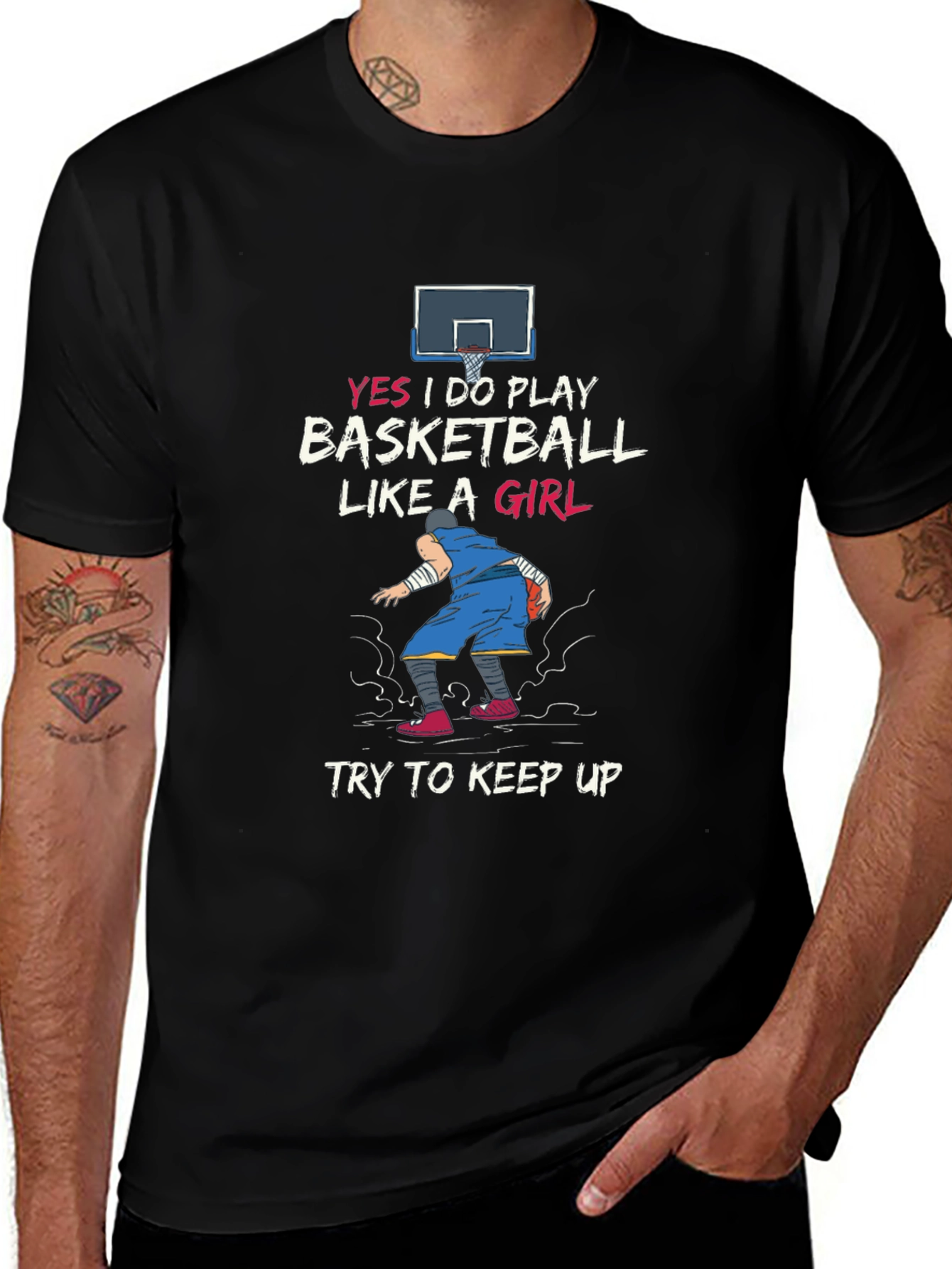 Basketball Girl T-Shirt - Funny Sport Tee