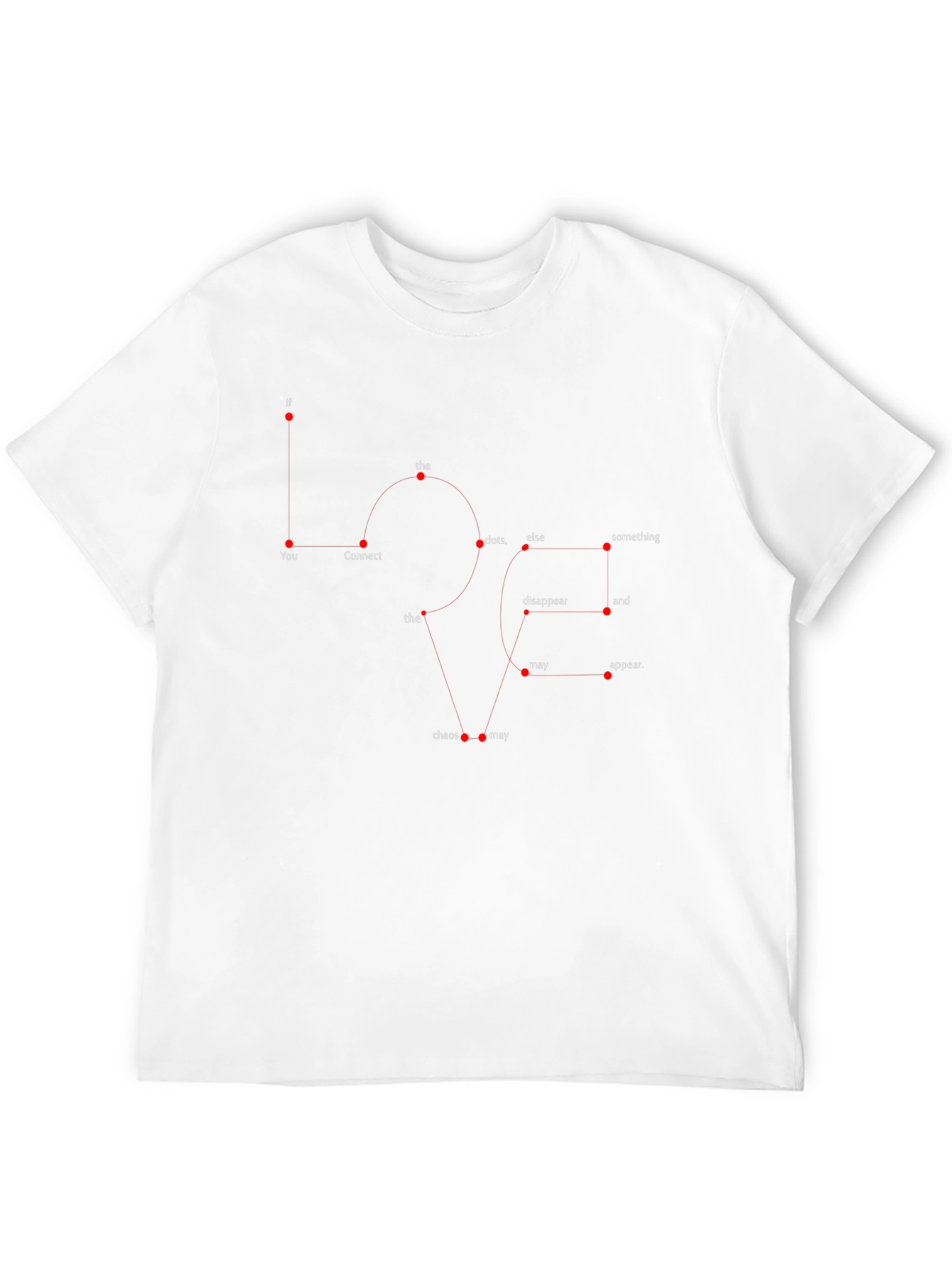 Abstract Graphic Mens Black T-Shirt
