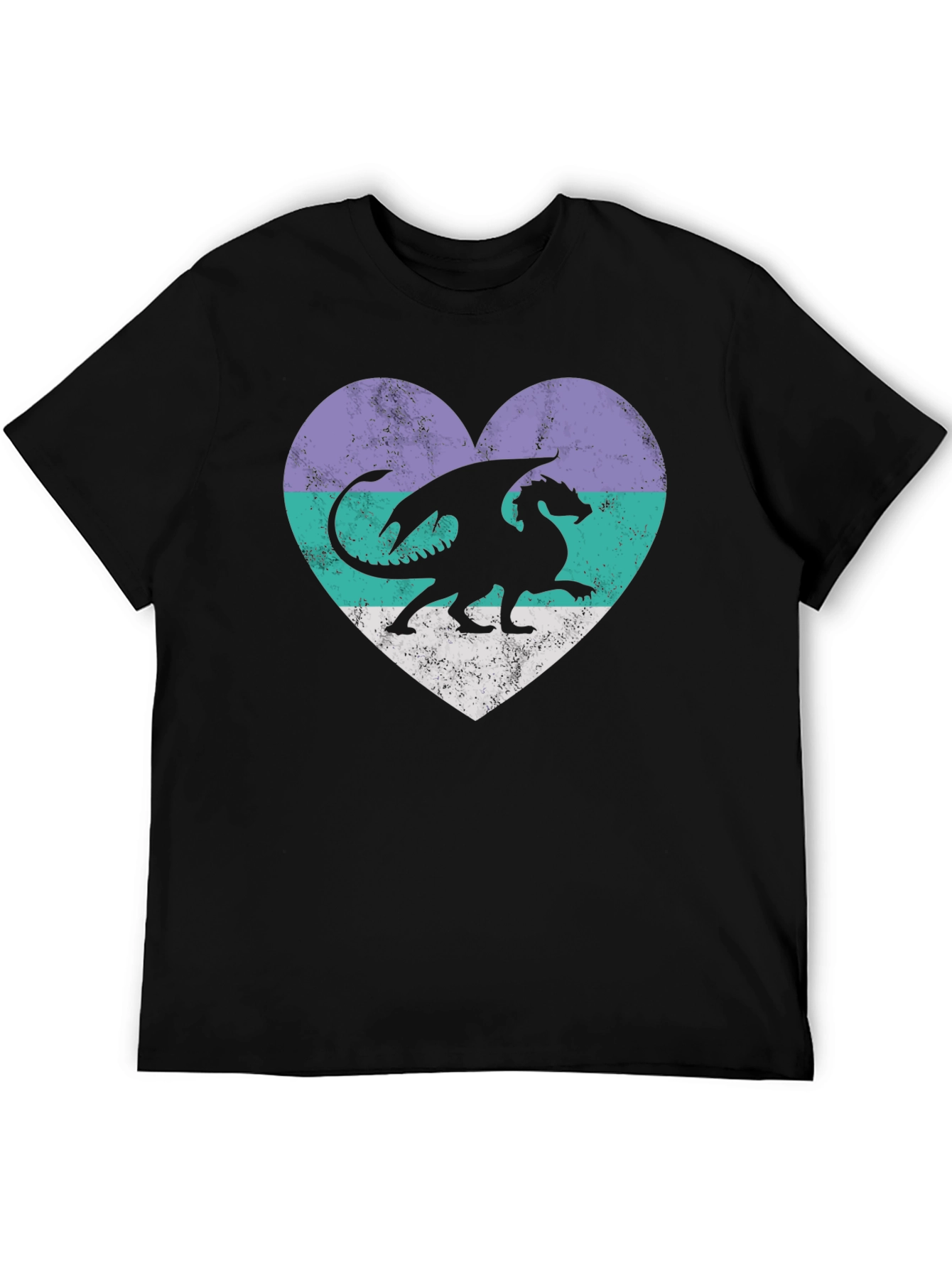 Dragon Heart Graphic Tee - Fantasy Style