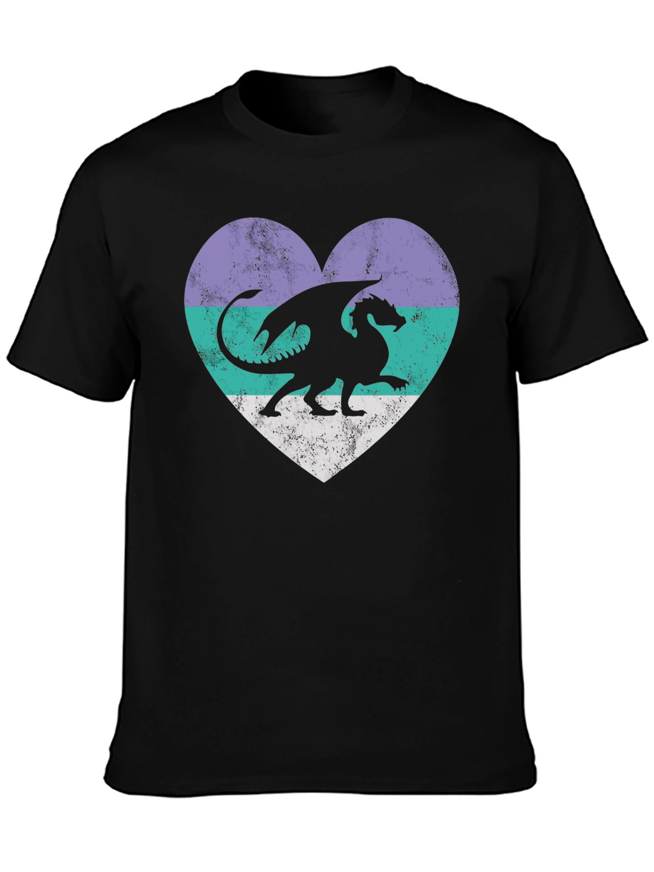 Dragon Heart Graphic Tee - Fantasy Style