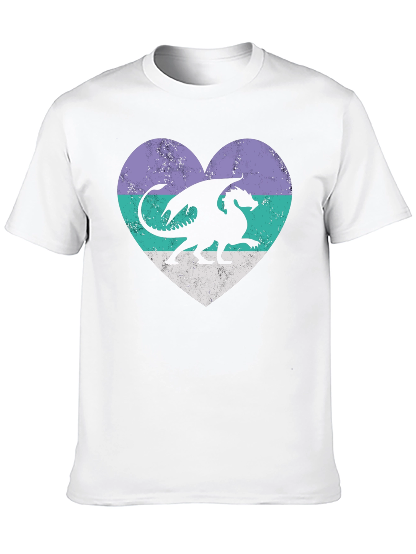 Dragon Heart Graphic Tee - Fantasy Style