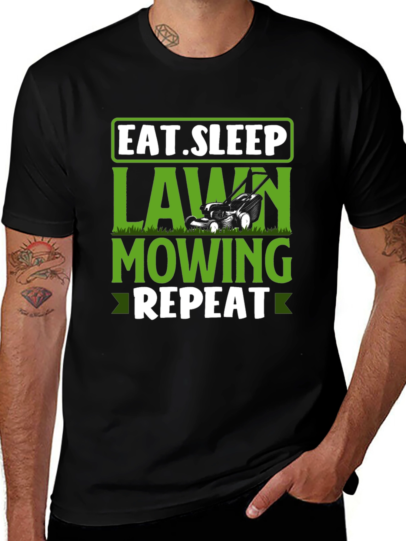 Eat Sleep Lawn Mowing Repeat T-Shirt