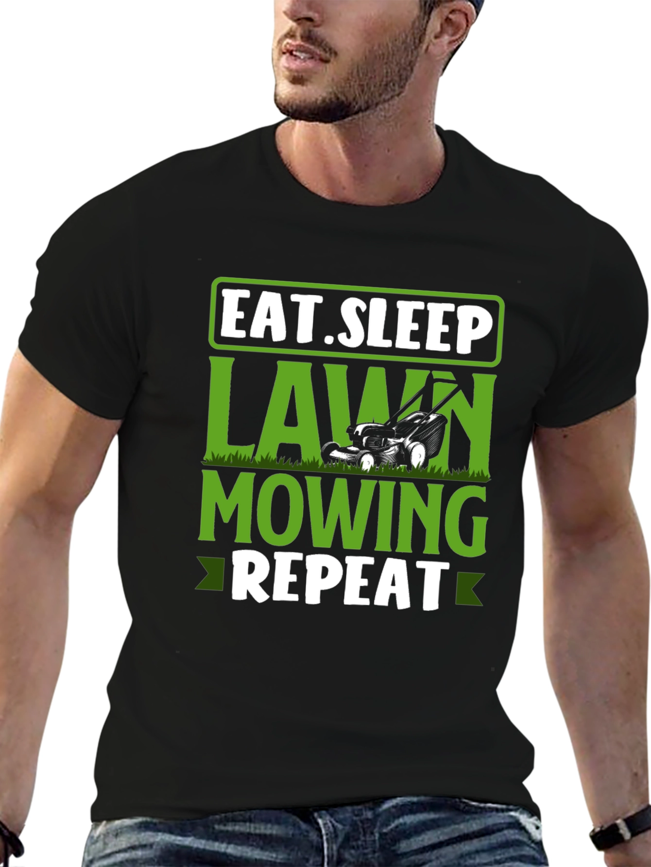 Eat Sleep Lawn Mowing Repeat T-Shirt