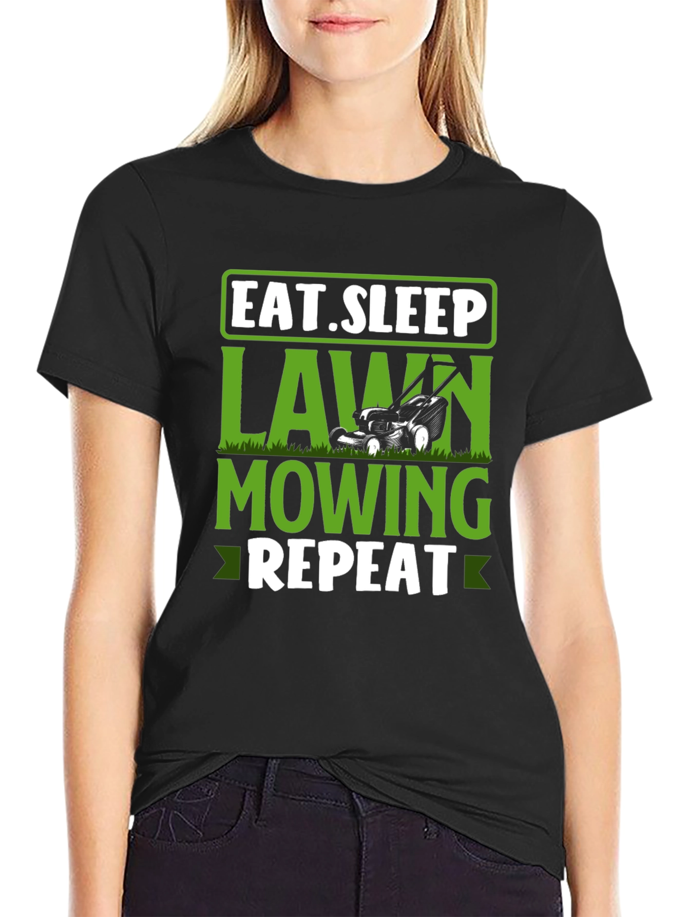 Eat Sleep Lawn Mowing Repeat T-Shirt