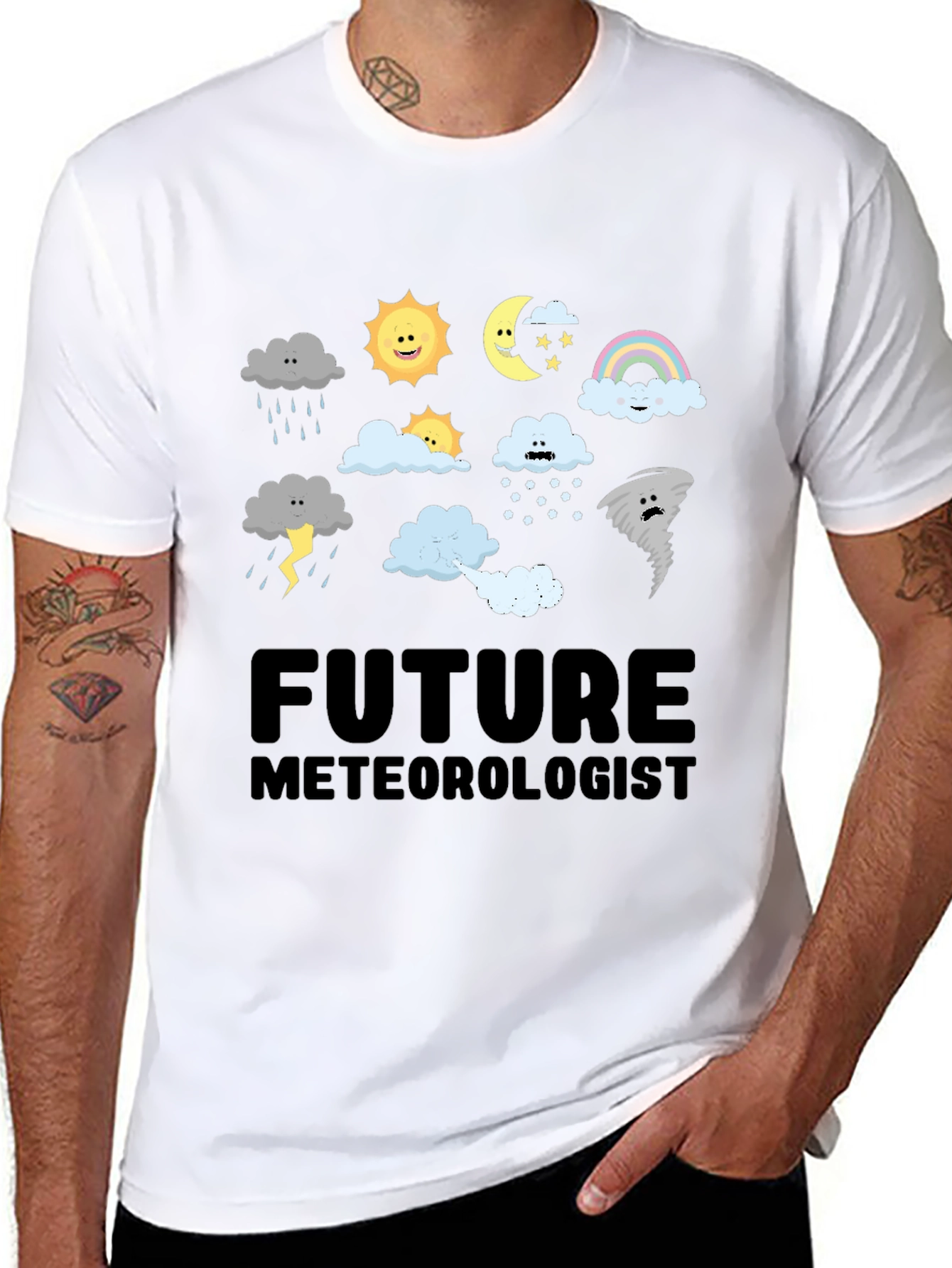 Future Meteorologist Weather Graphic T-Shirt