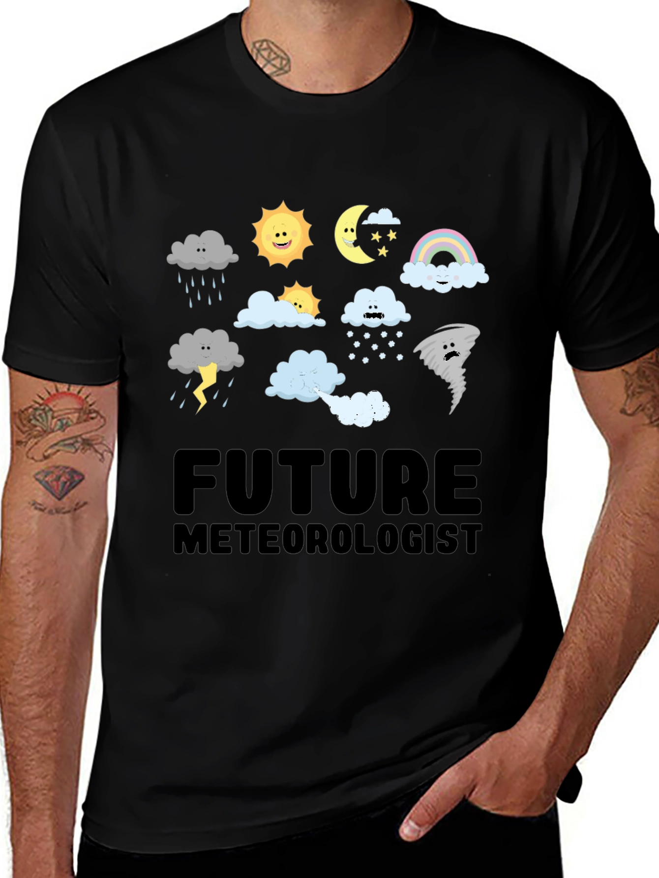 Future Meteorologist Weather Graphic T-Shirt