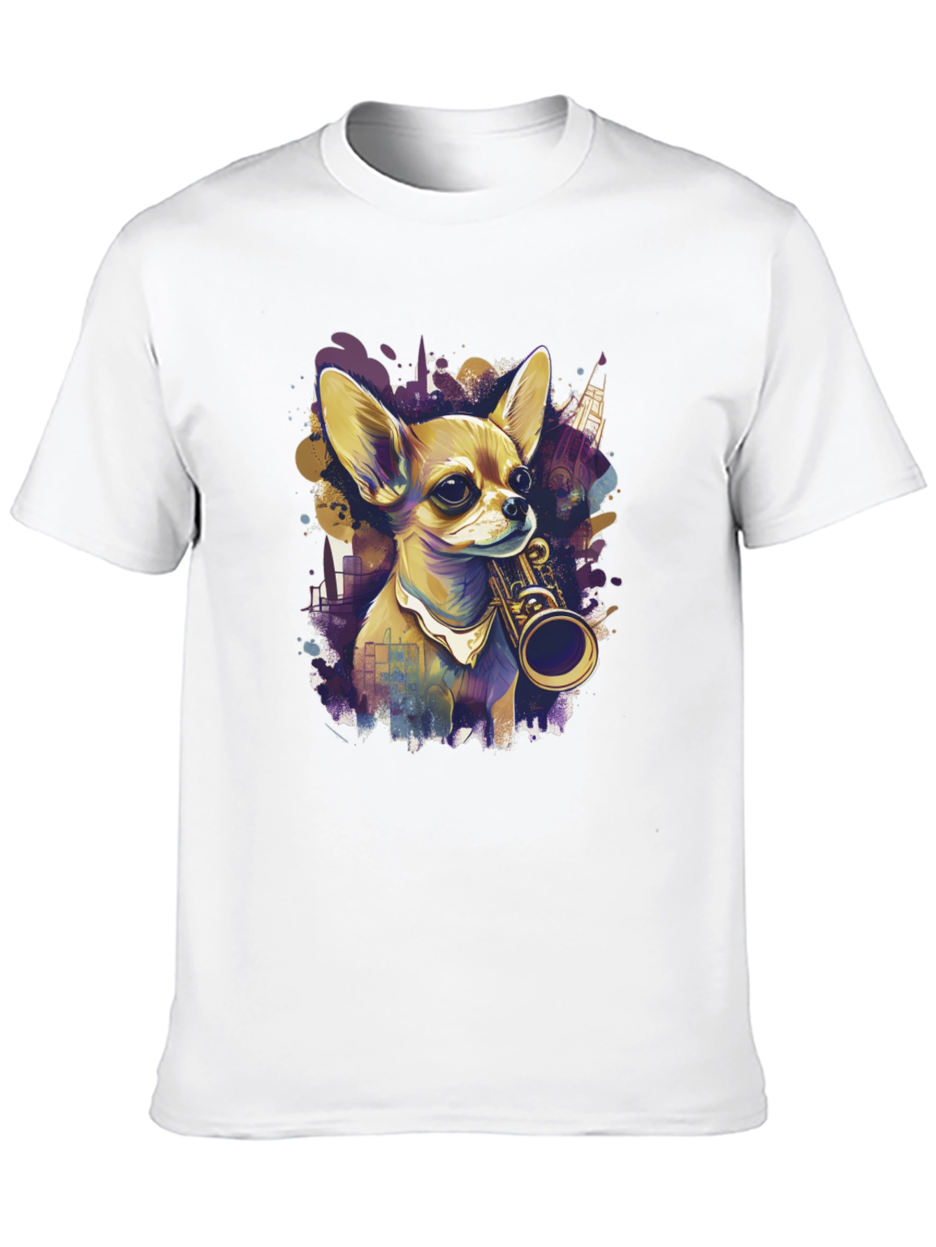 Dog with Saxophone T-Shirt