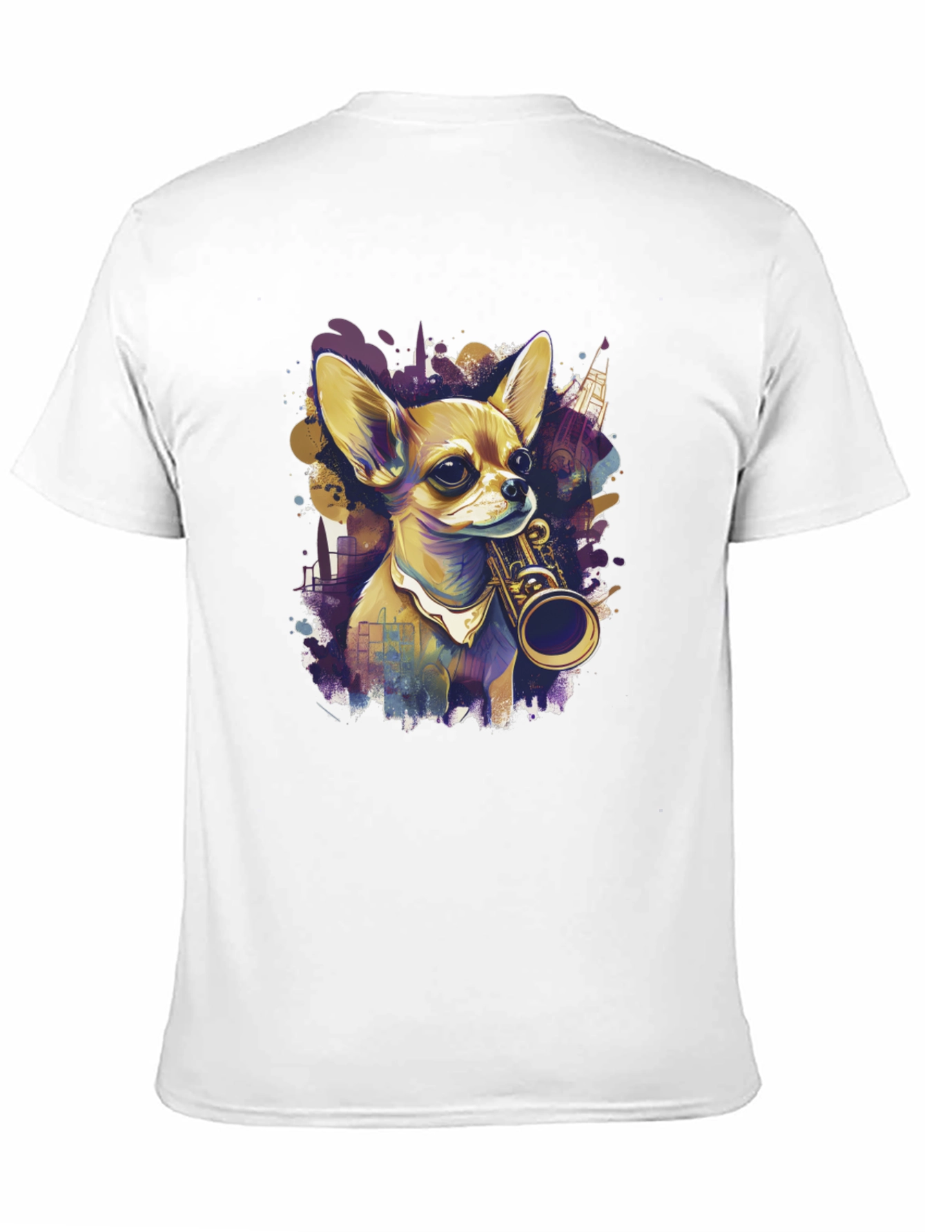Dog with Saxophone T-Shirt