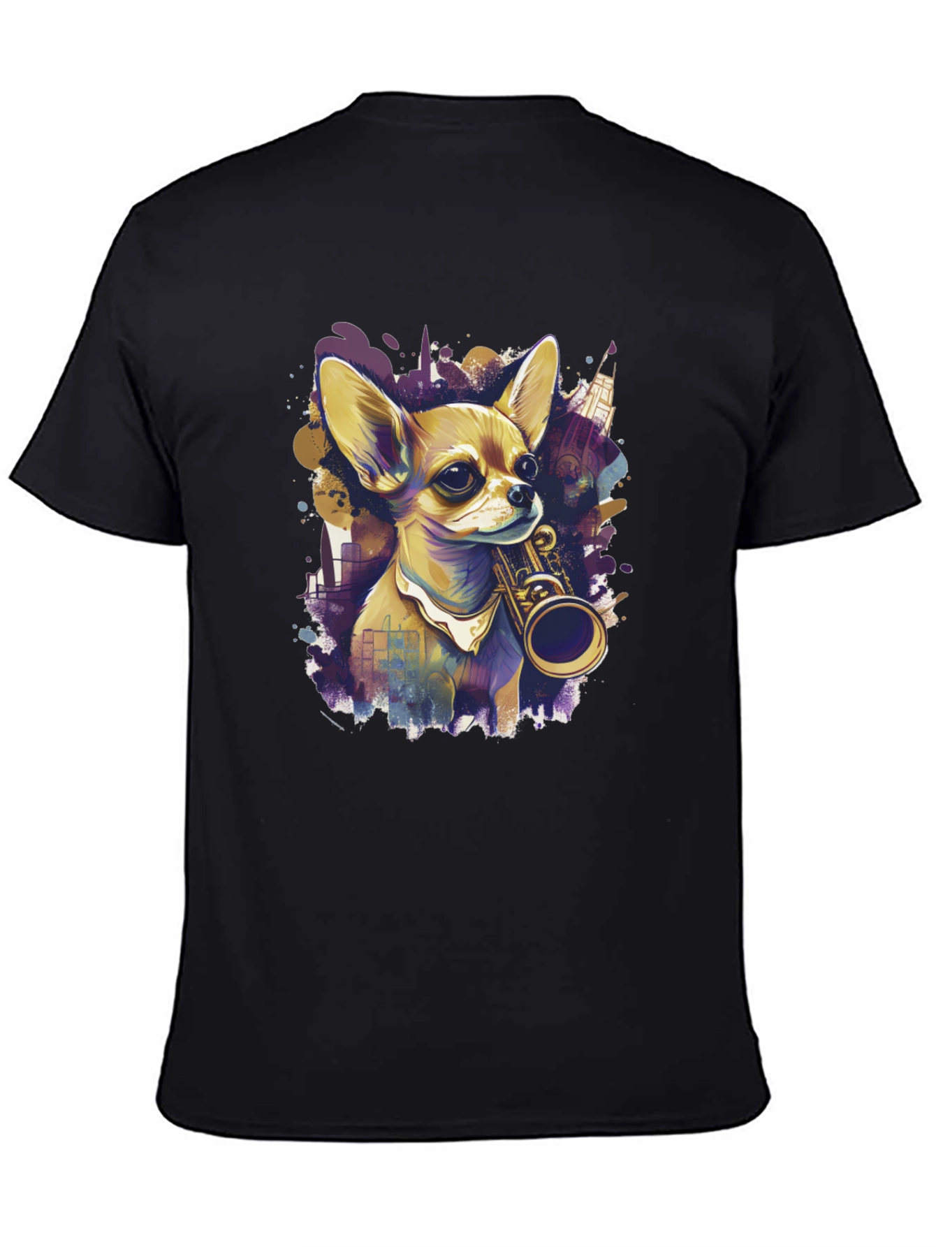 Dog with Saxophone T-Shirt