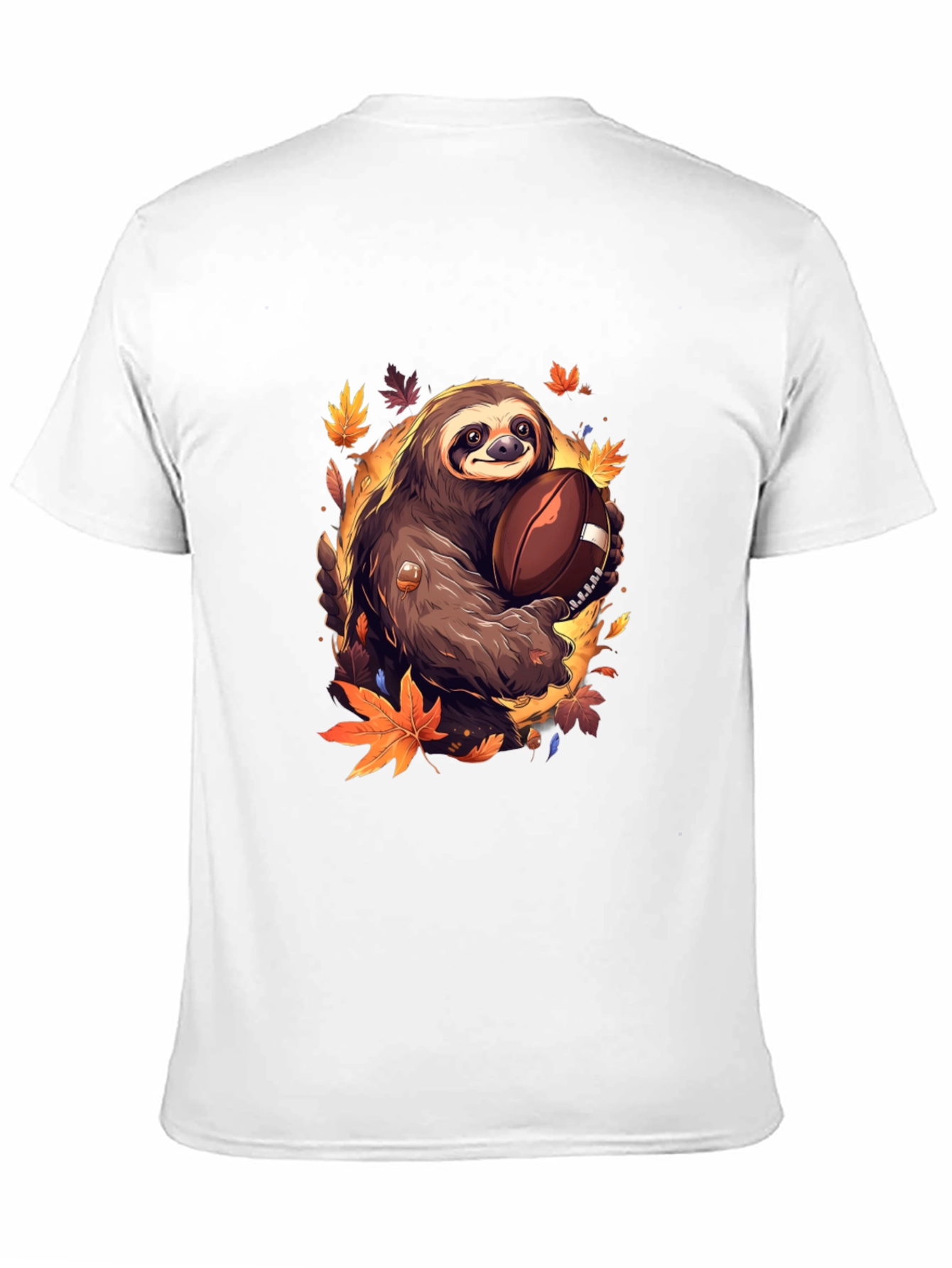 Sloth Football T-Shirt - Autumn Style