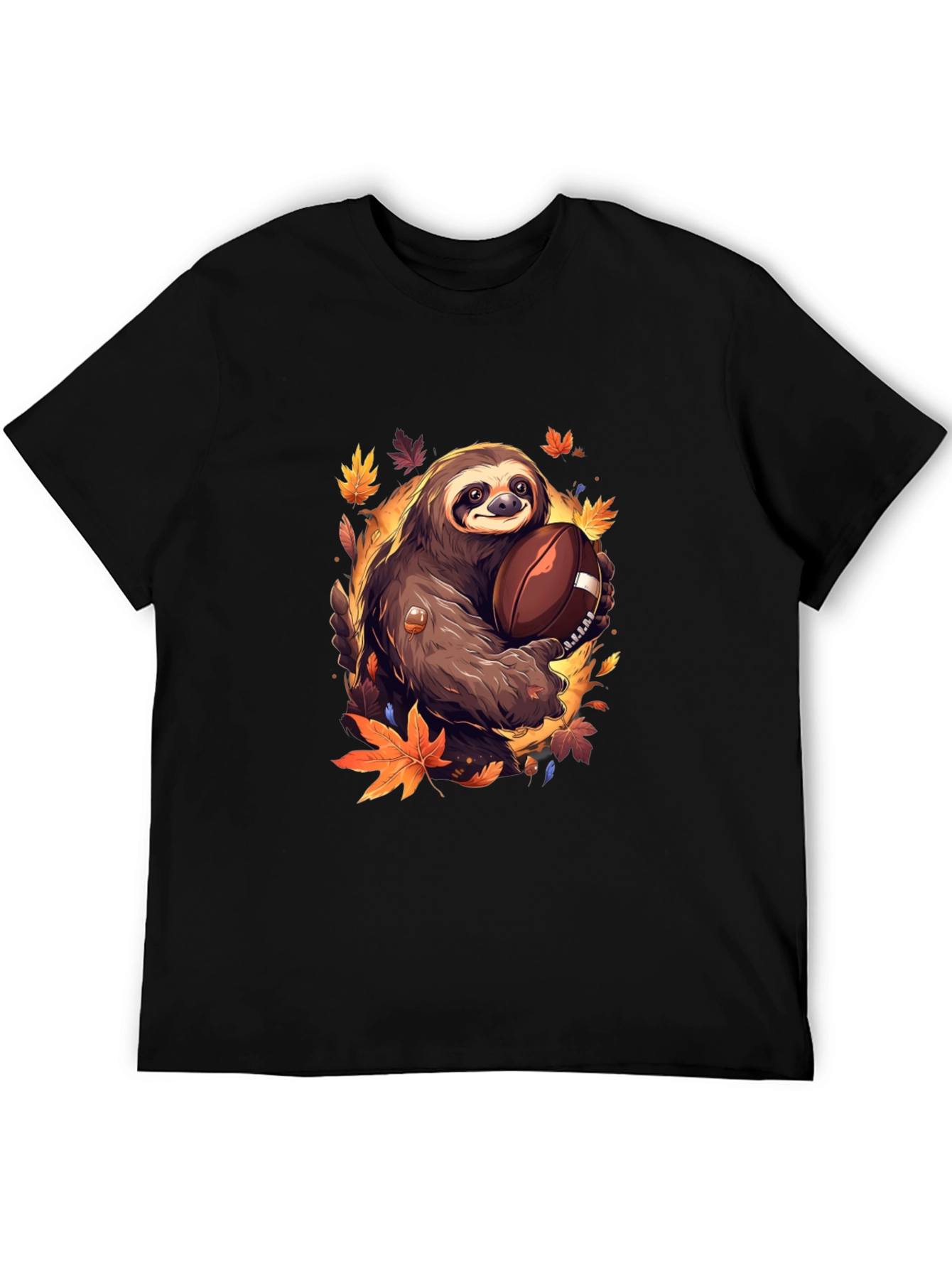 Sloth Football T-Shirt - Autumn Style