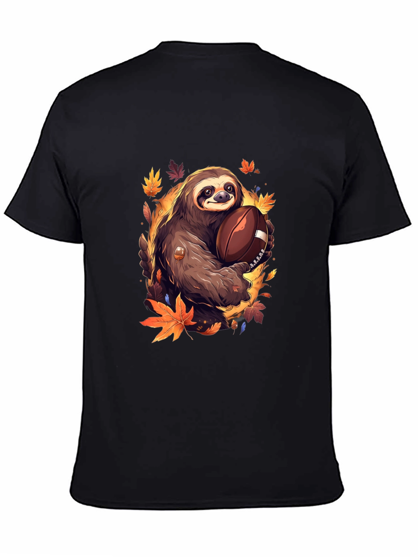 Sloth Football T-Shirt - Autumn Style