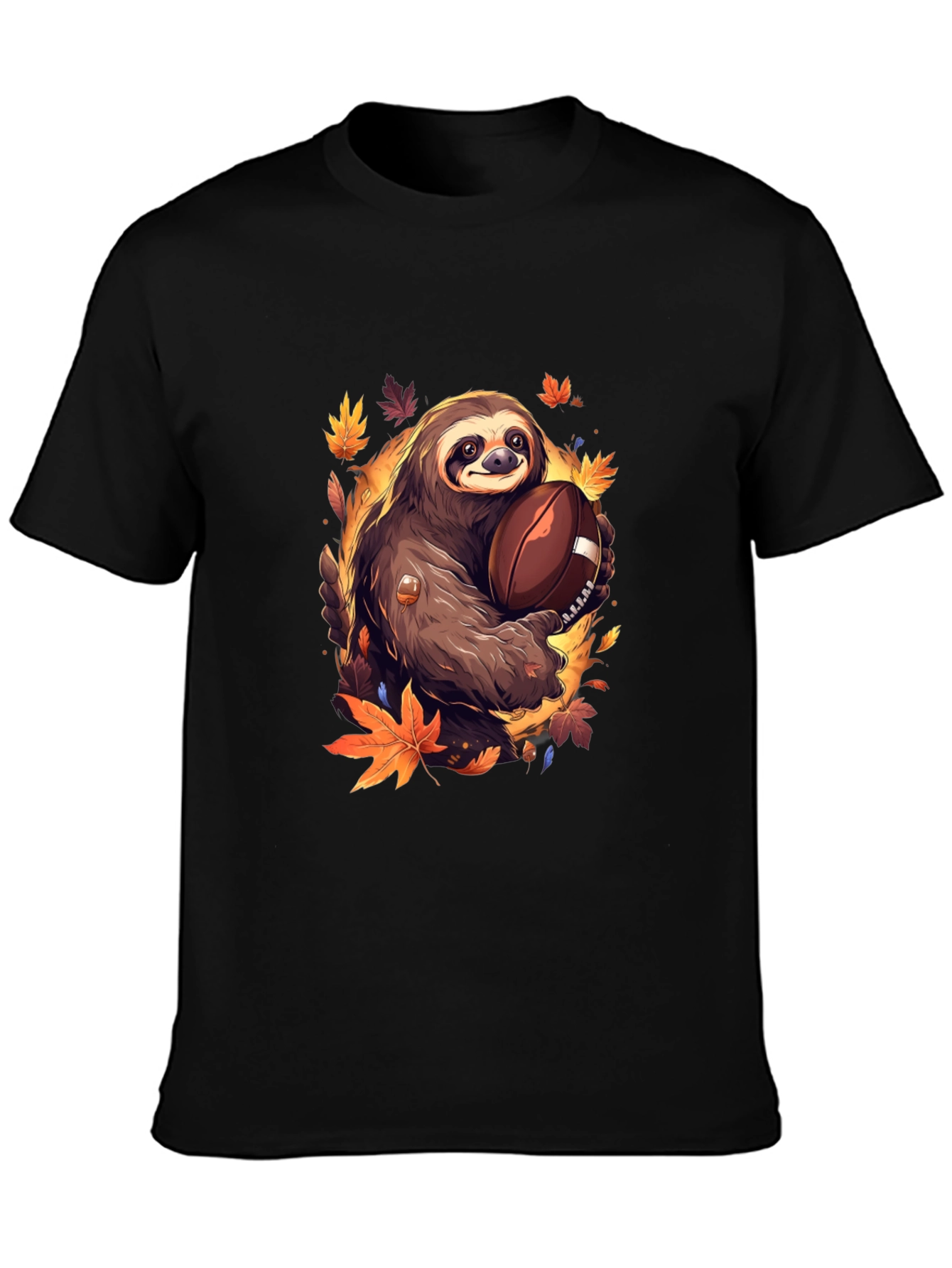 Sloth Football T-Shirt - Autumn Style