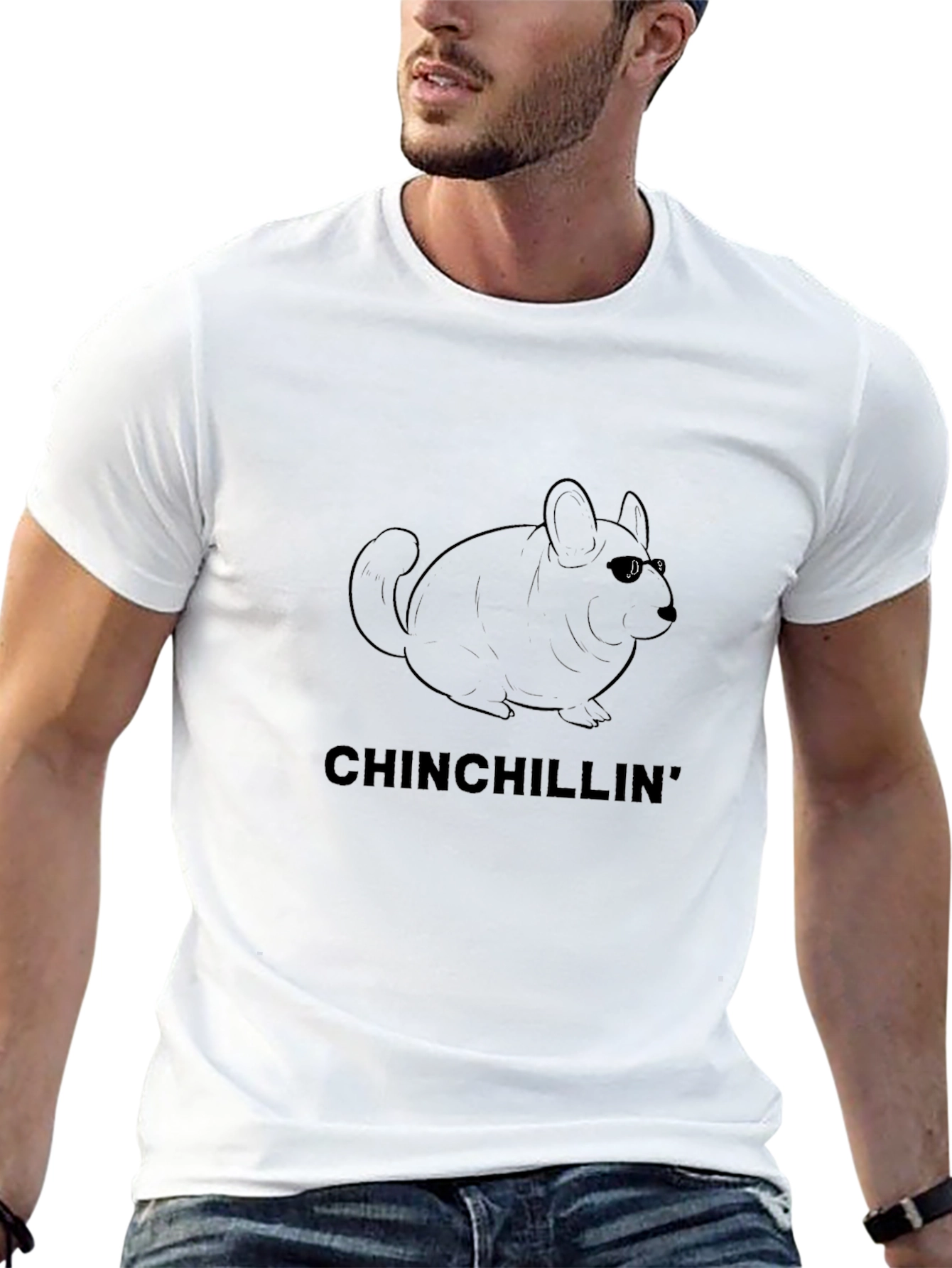 Chinchillin T-Shirt - Cool Chinchilla Graphic Tee