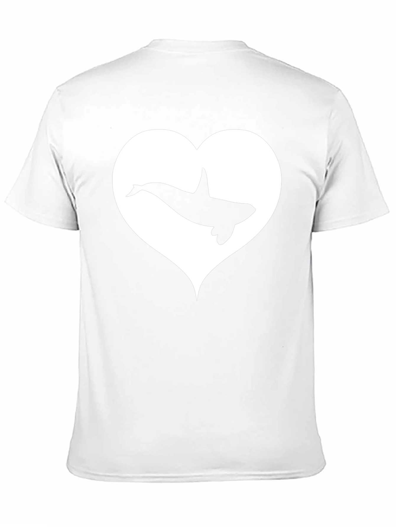 Orca Heart T-Shirt - Black Cotton Graphic Tee