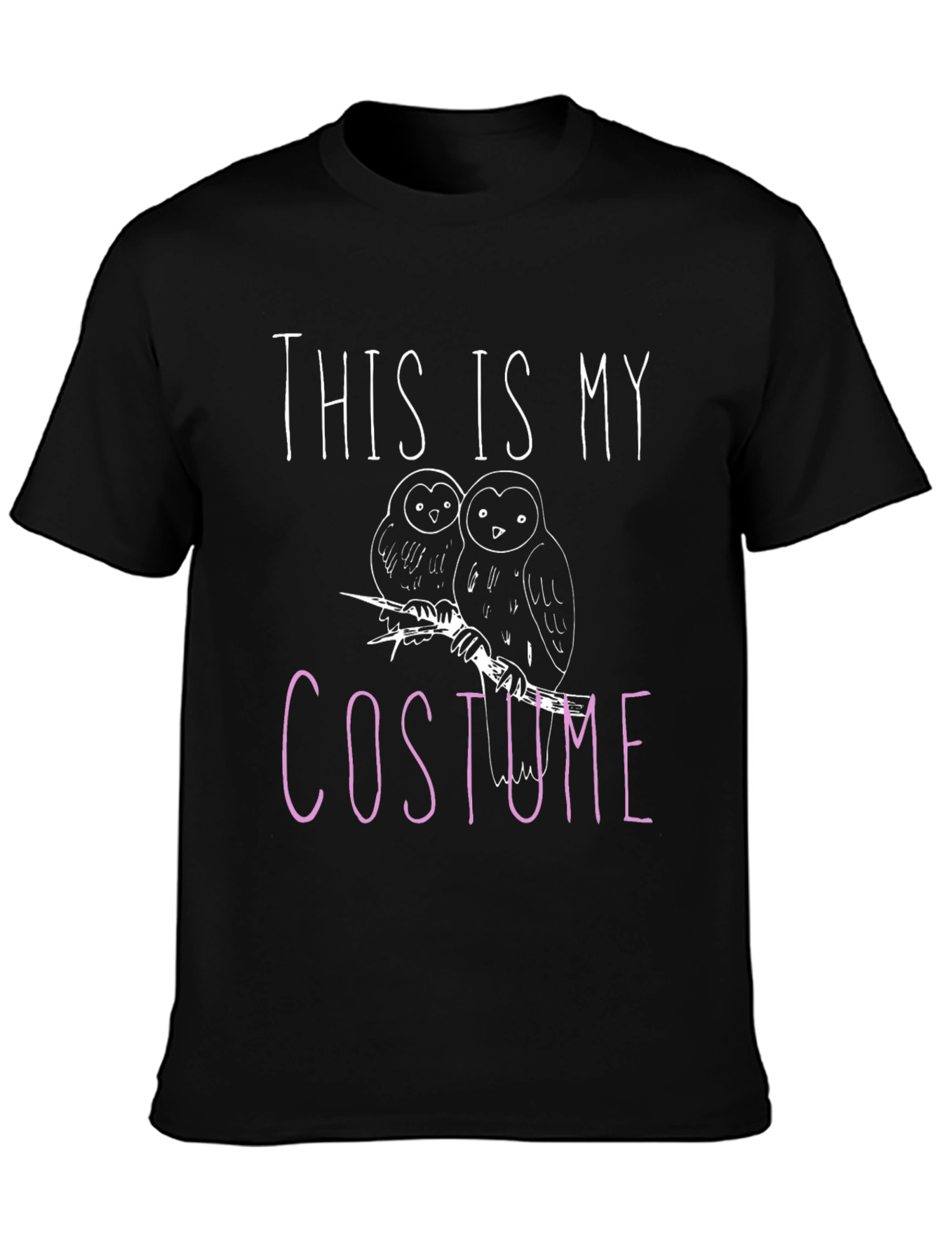 Owl Costume T-Shirt: Funny Halloween Tee