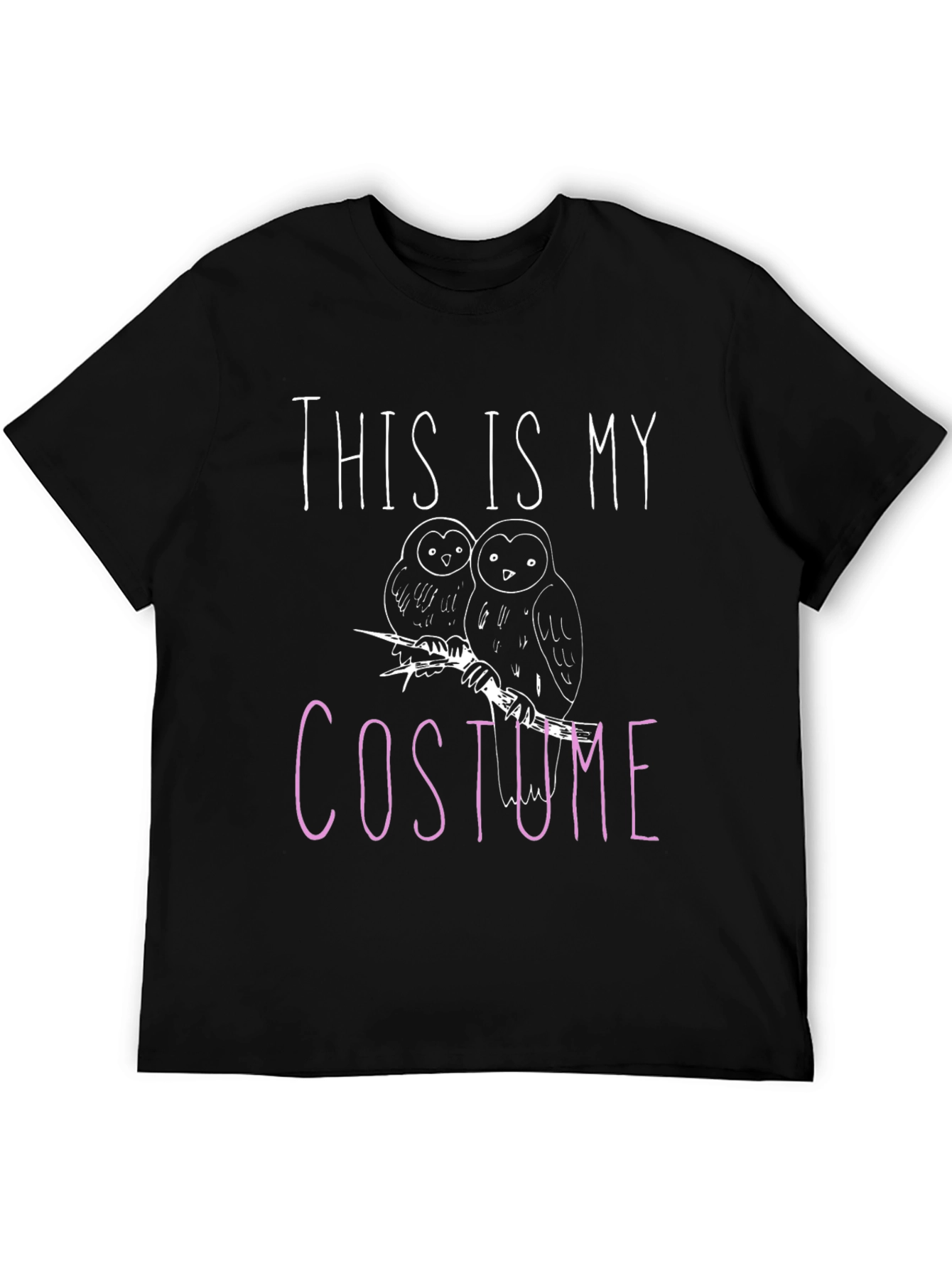 Owl Costume T-Shirt: Funny Halloween Tee