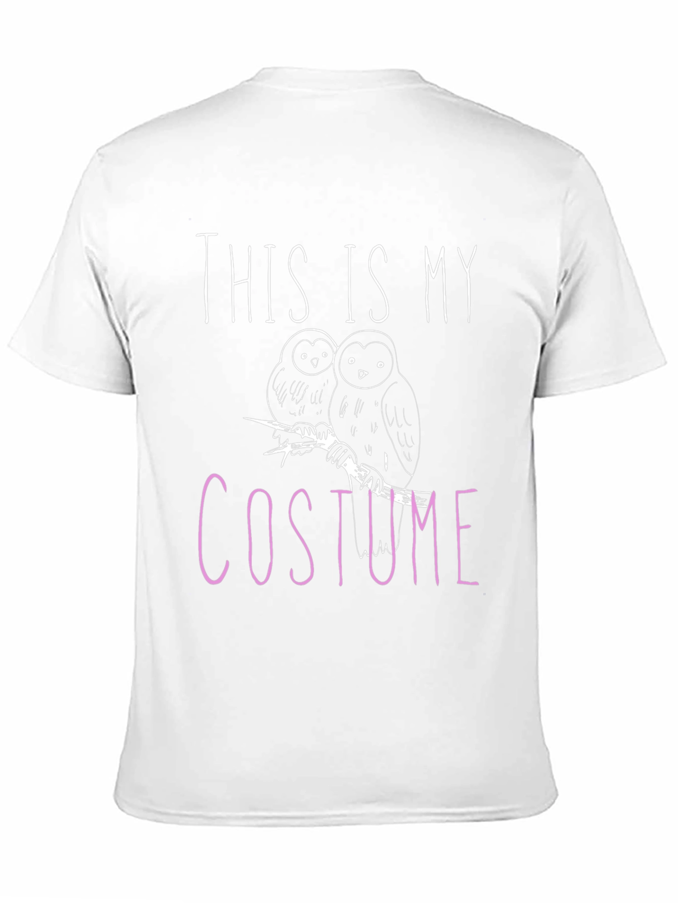 Owl Costume T-Shirt: Funny Halloween Tee