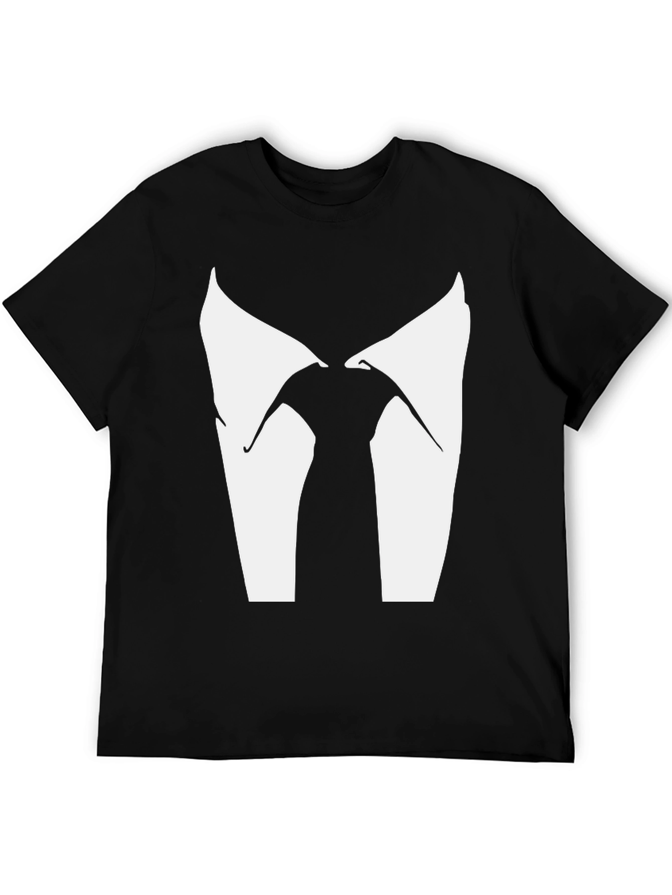 Black Tuxedo T-Shirt - Dressy Casual Style