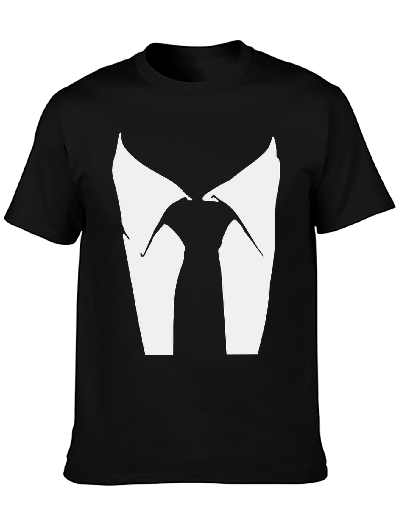 Black Tuxedo T-Shirt - Dressy Casual Style