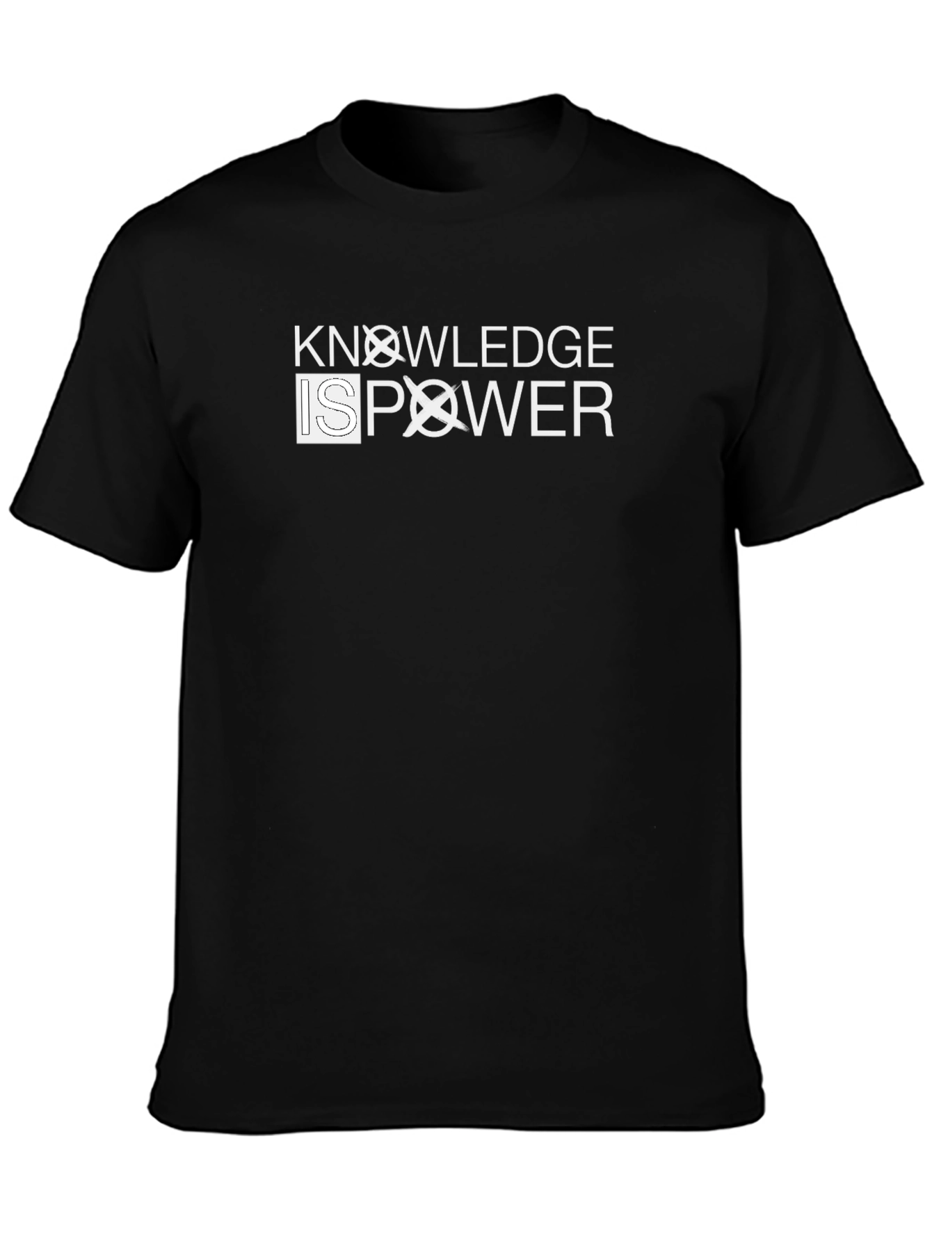 Knowledge is Power Graphic Tee - Black