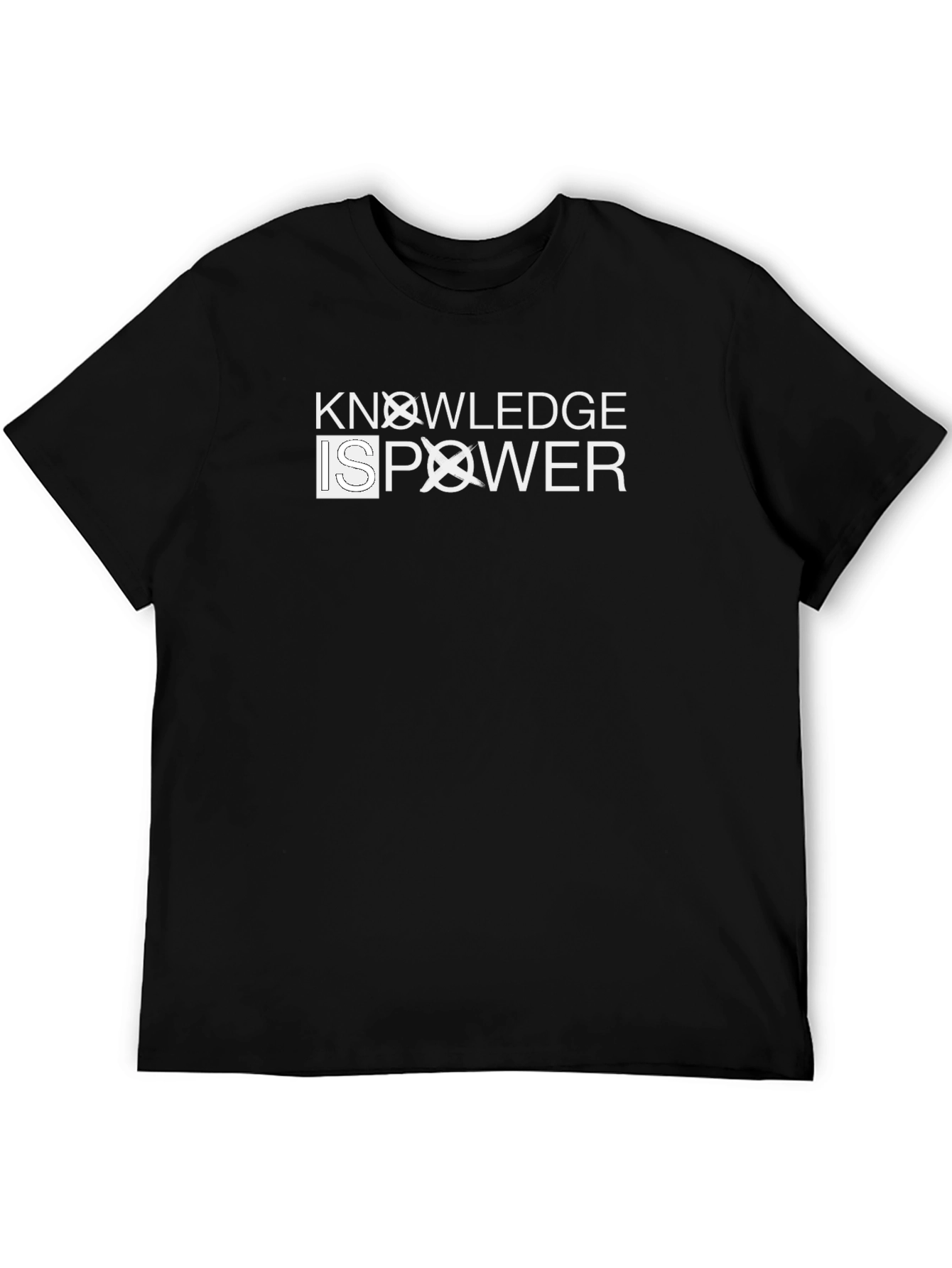 Knowledge is Power Graphic Tee - Black