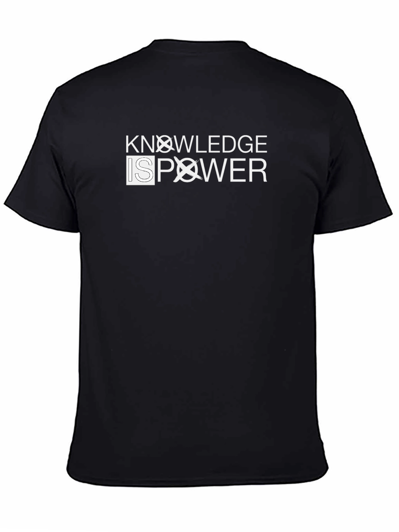 Knowledge is Power Graphic Tee - Black