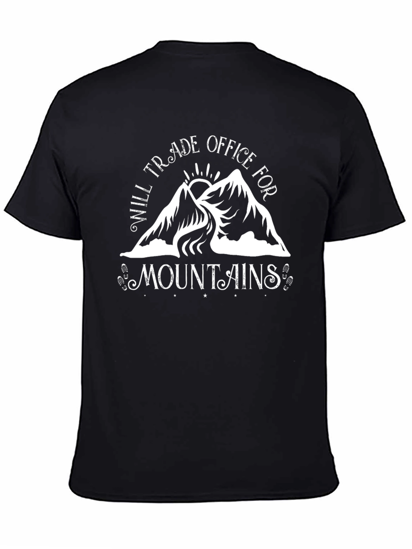 Will Trade Office for Mountains Graphic Tee